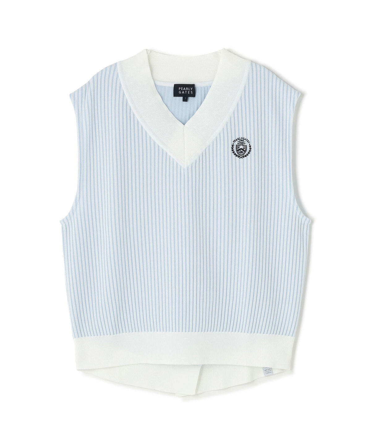 14GWJQ針抜きVネックニットベスト (WOMENS)