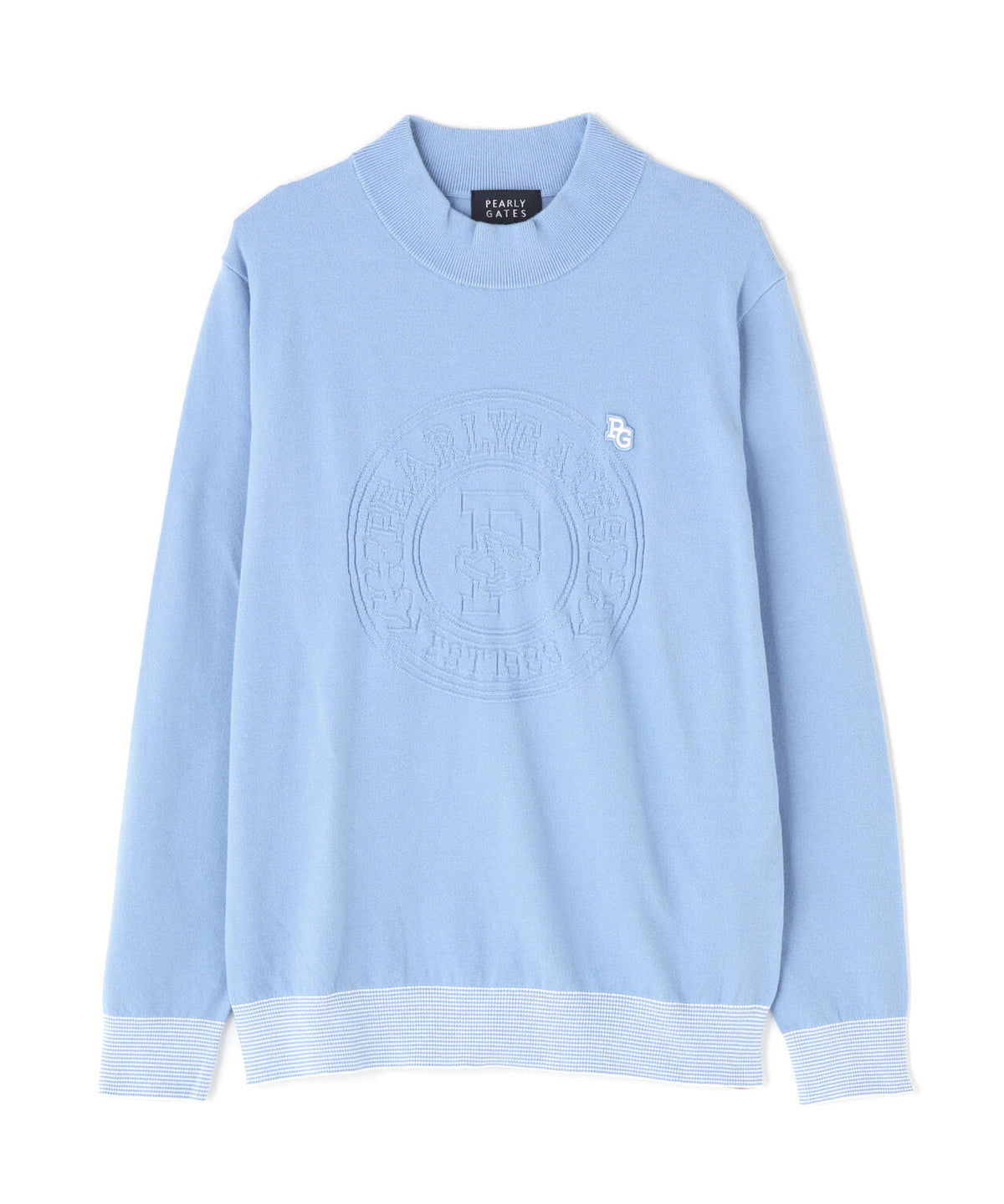 14G天竺カシミヤタッチモックネックニットプルオーバー (WOMENS)