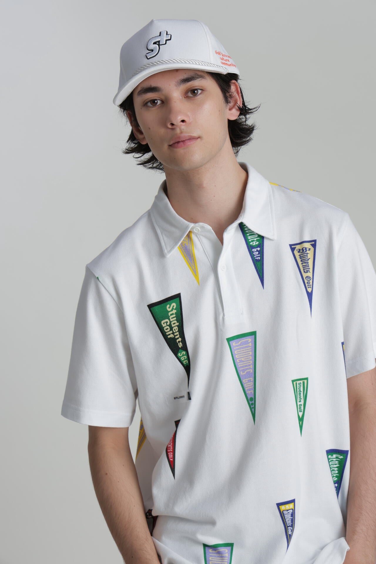 【Students Golf】ハリスピケ 半袖ポロシャツ