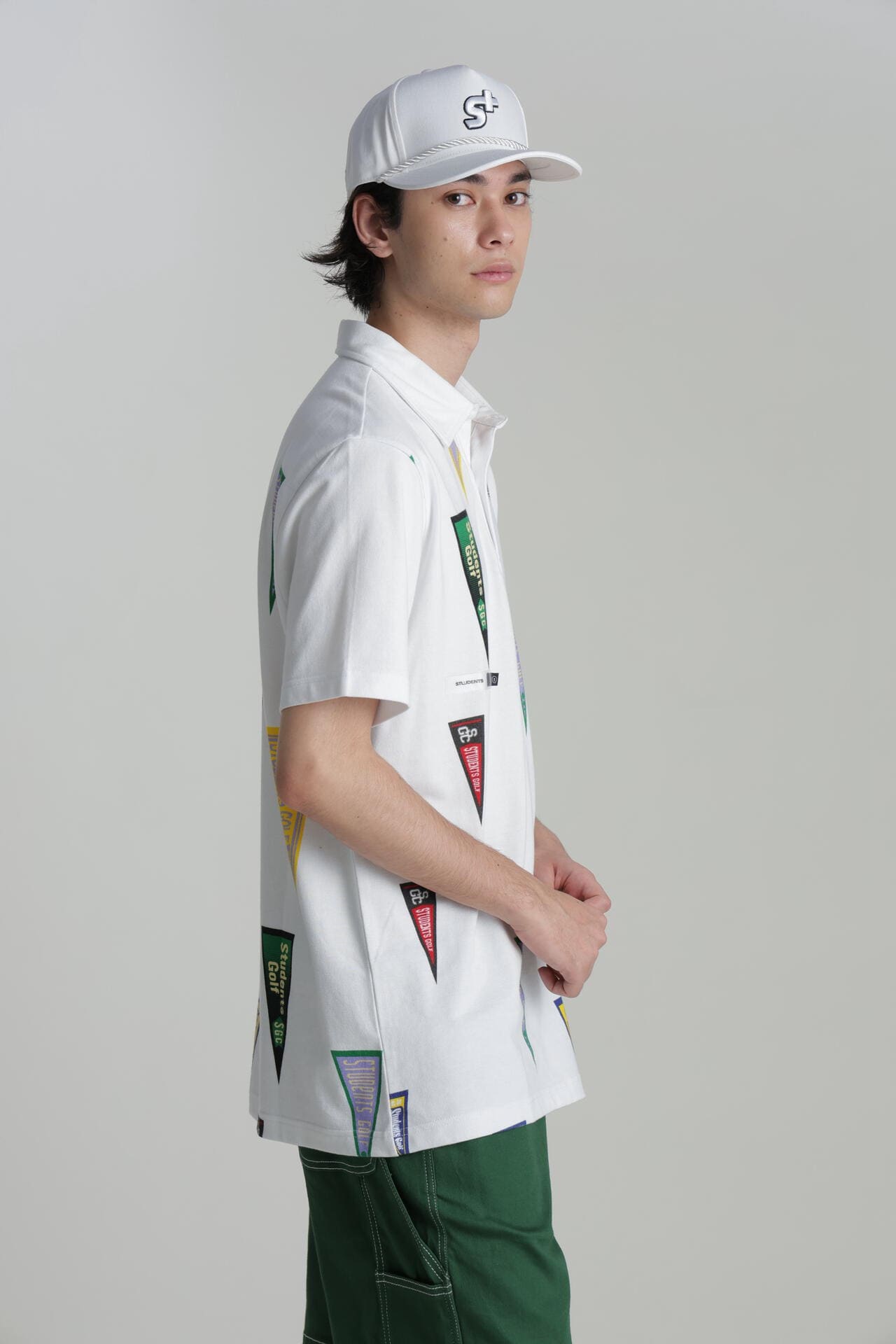 【Students Golf】ハリスピケ 半袖ポロシャツ