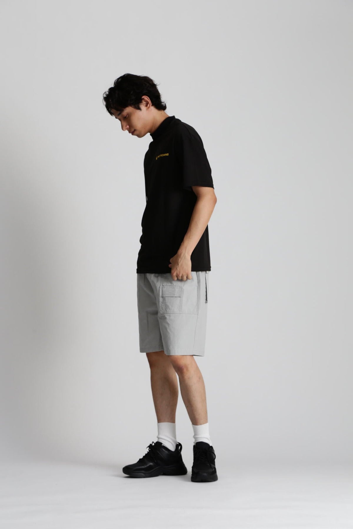 【Students Golf】モックネック 半袖シャツ