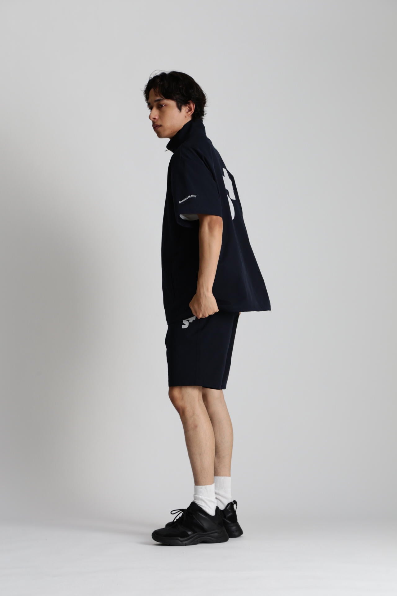 【S+(エスプラス)】ポリエステル ショートパンツ