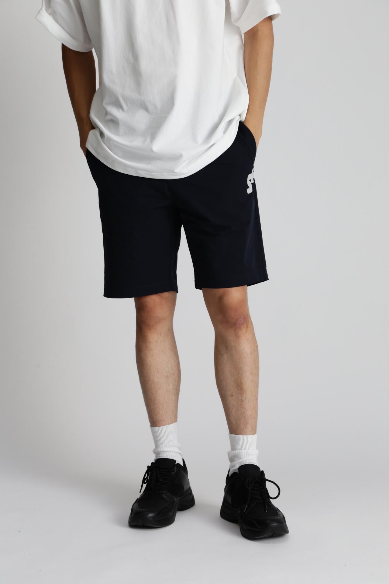 【S+(エスプラス)】ポリエステル ショートパンツ