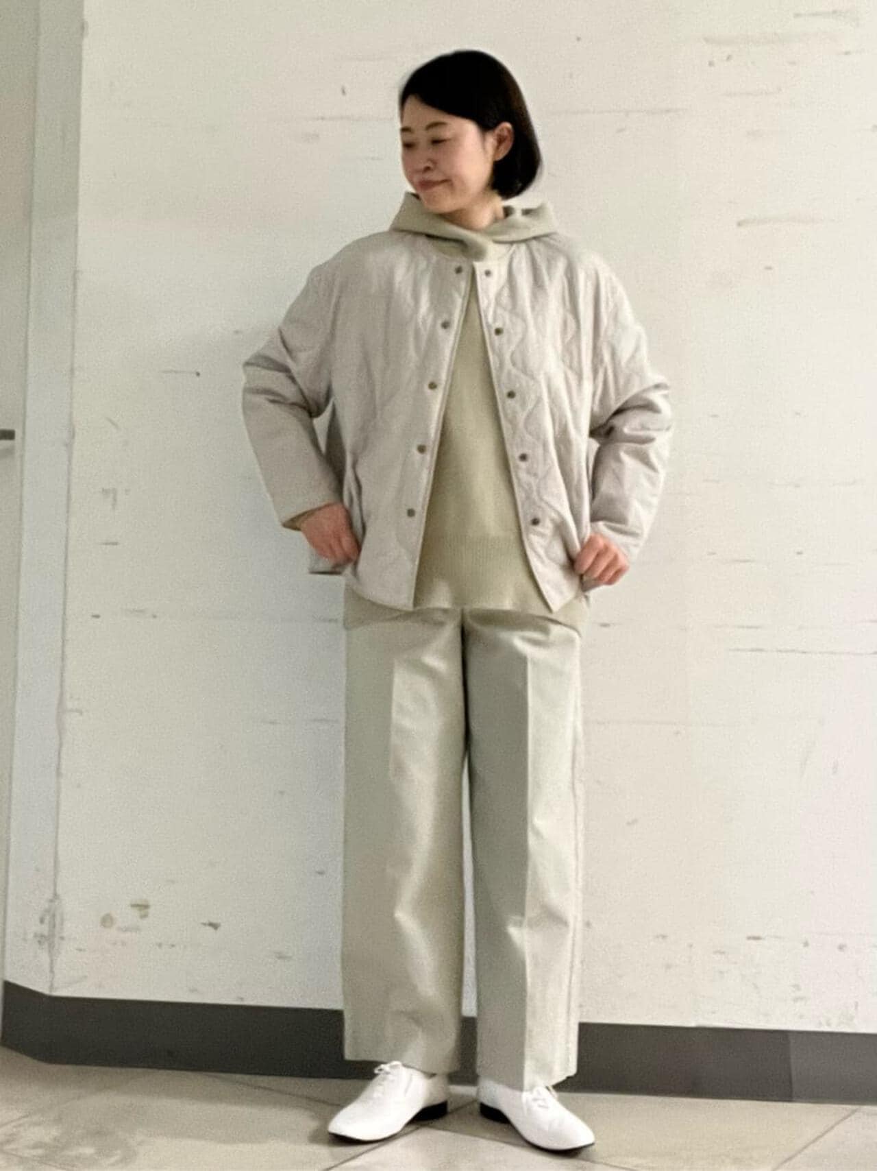 コットンセミワイドパンツ