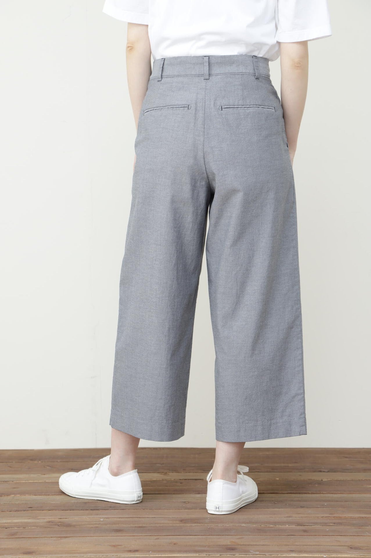 ドビーストレッチクロップドパンツ