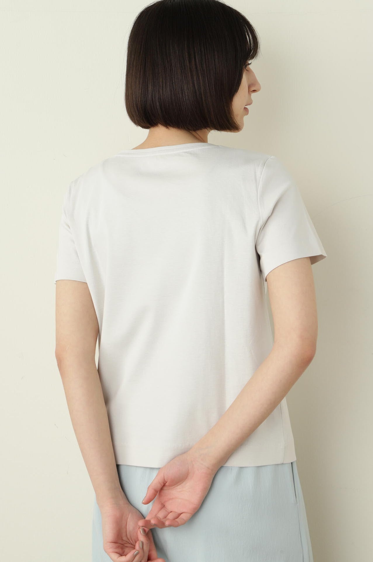 オーガニックコットンスムース半袖Tシャツ