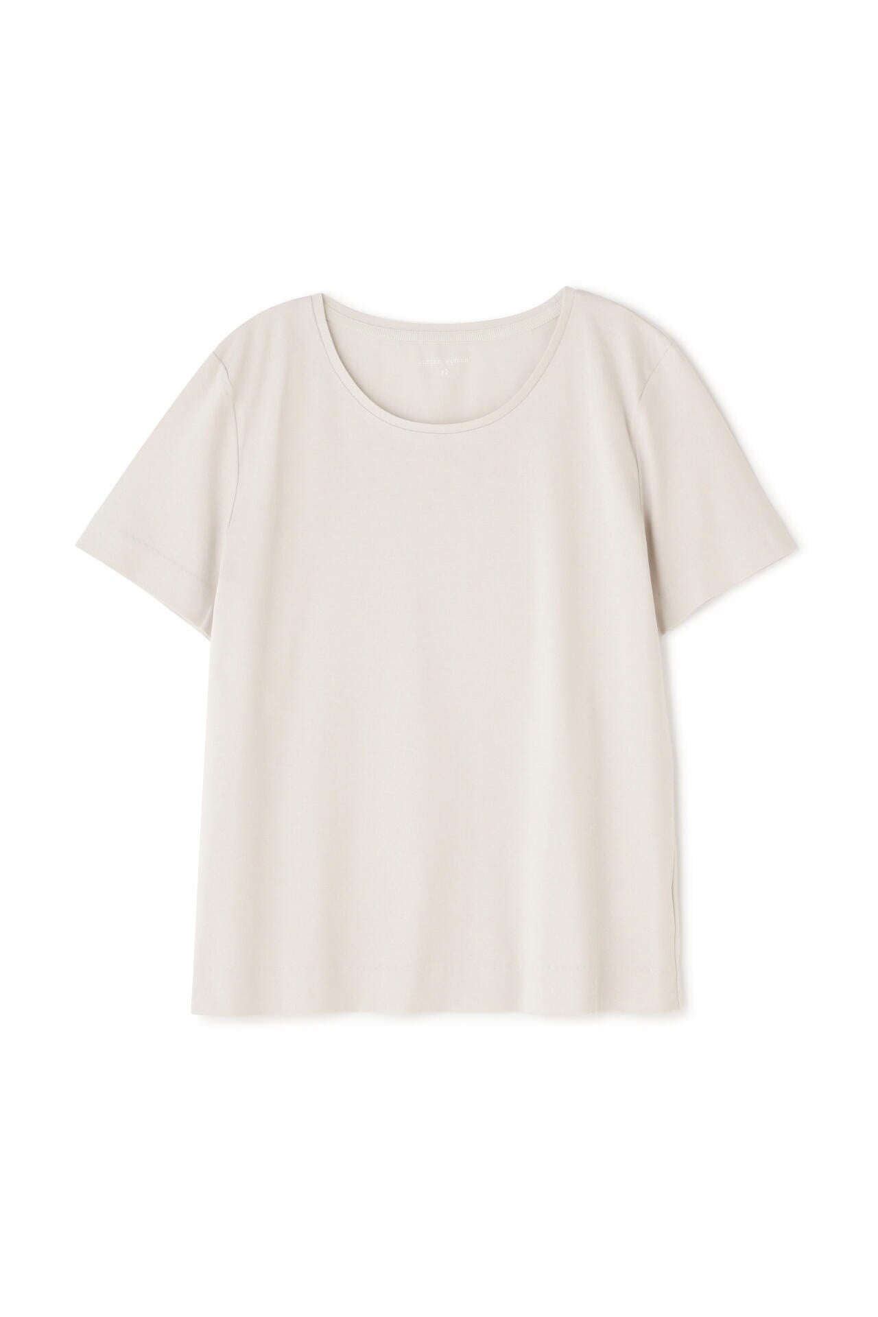 オーガニックコットンスムース半袖Tシャツ
