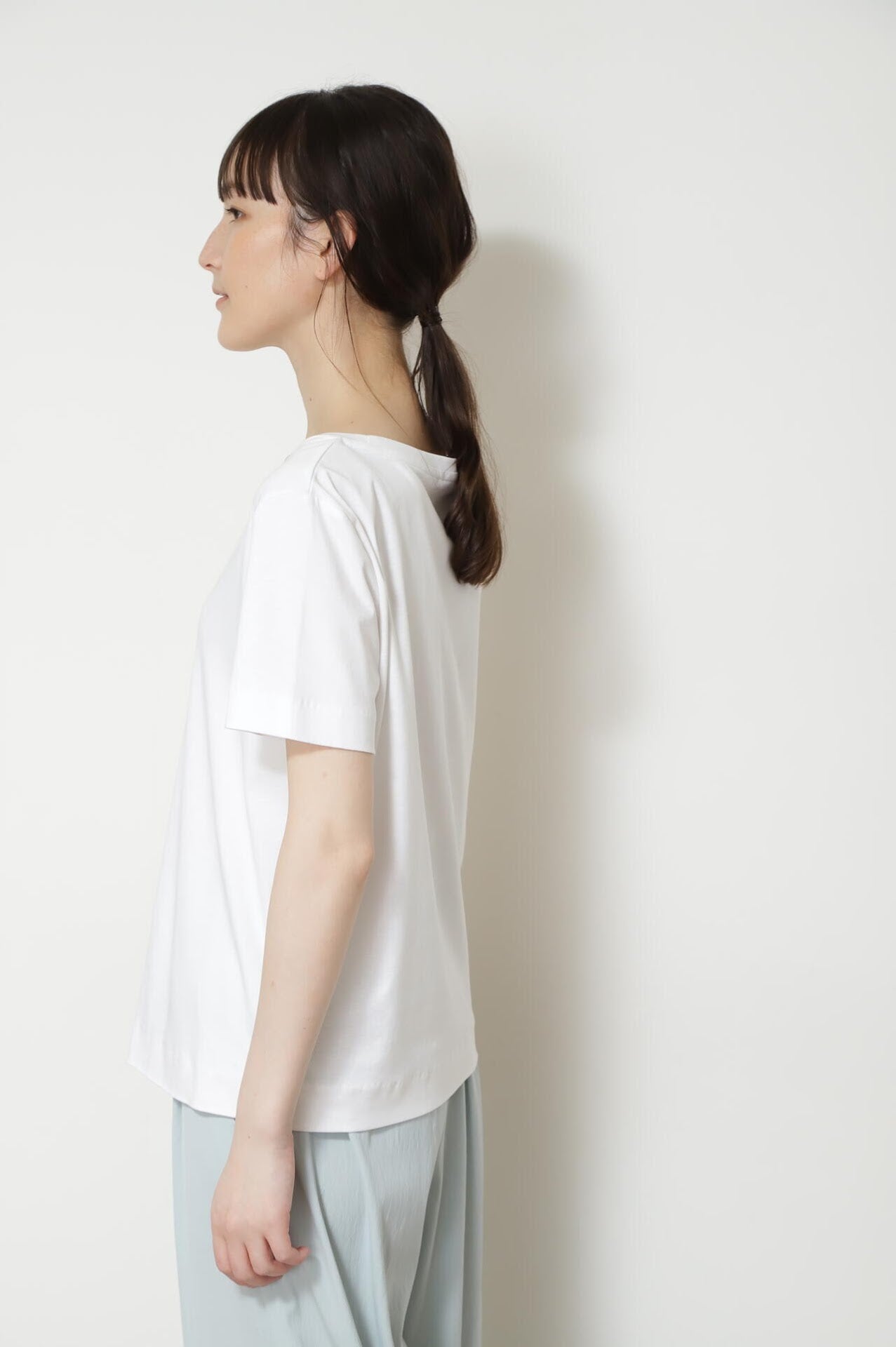 オーガニックコットンスムース半袖Tシャツ