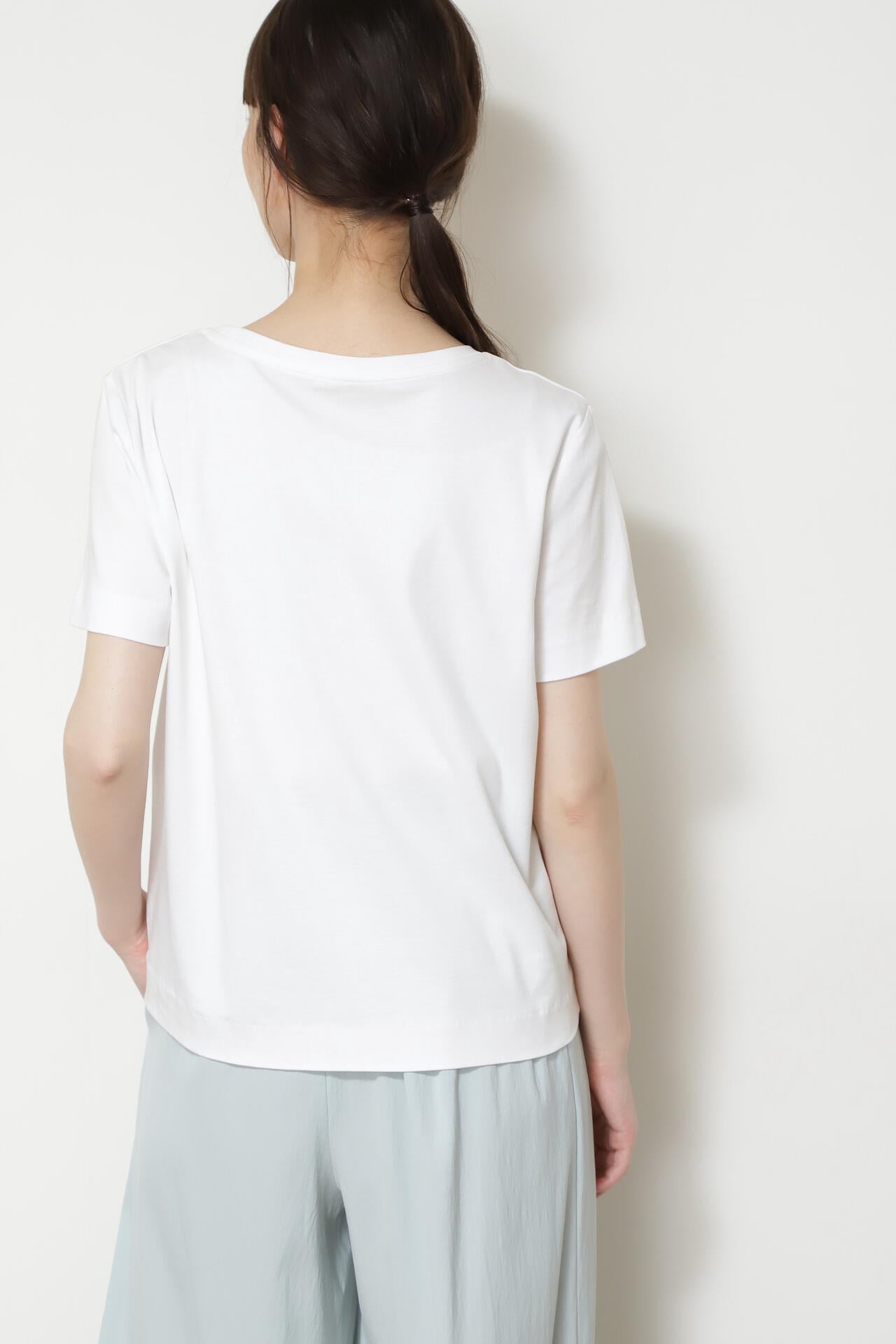 オーガニックコットンスムース半袖Tシャツ