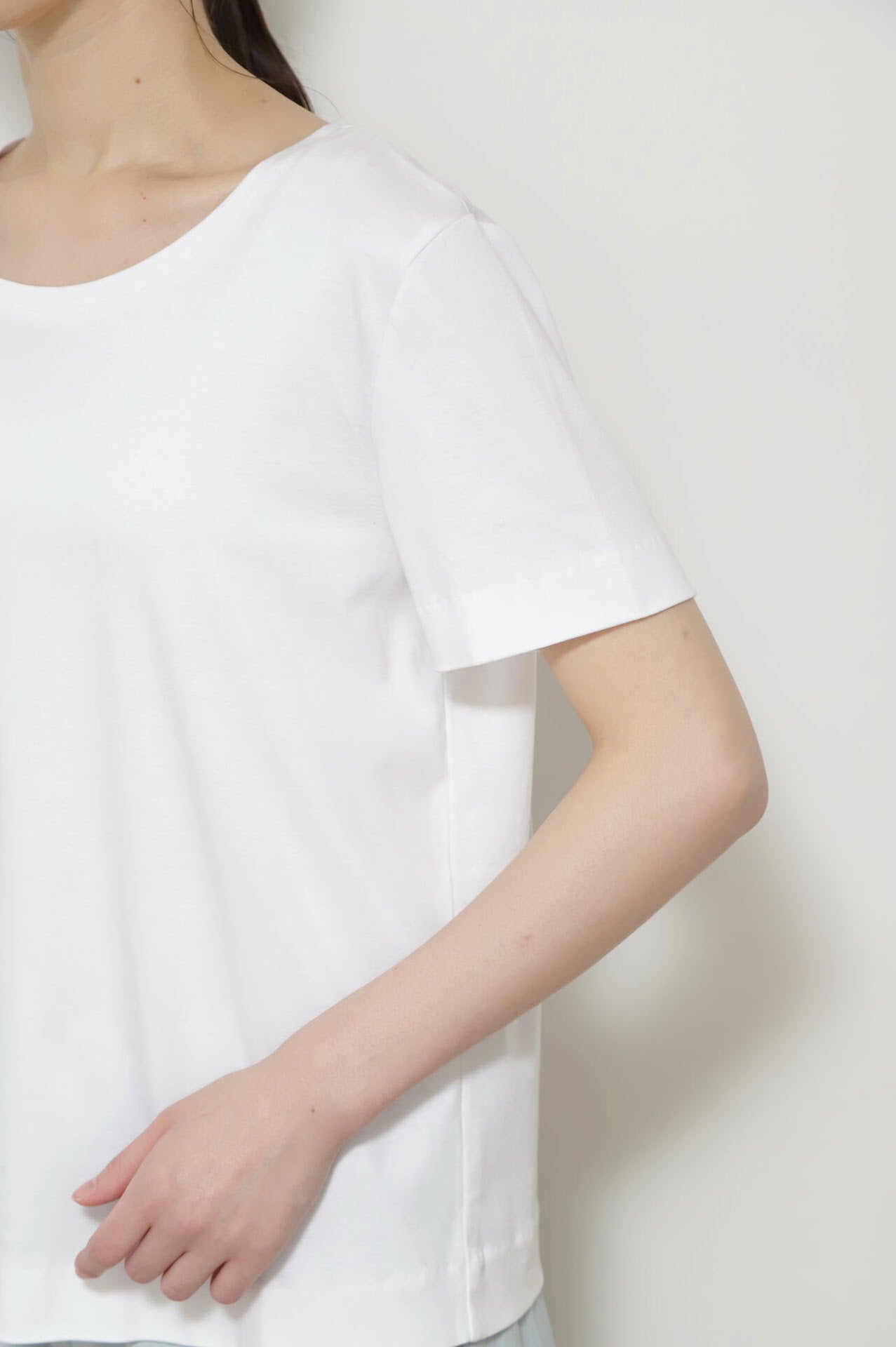 オーガニックコットンスムース半袖Tシャツ