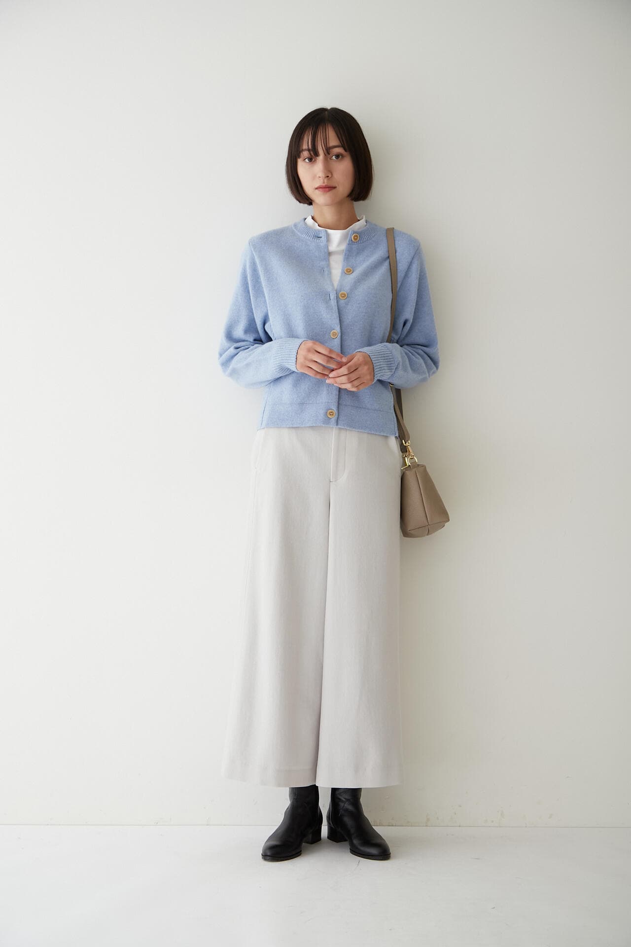 セミ梳毛ツイルパンツ(オフィシャルサイト限定”丈長めあり”)