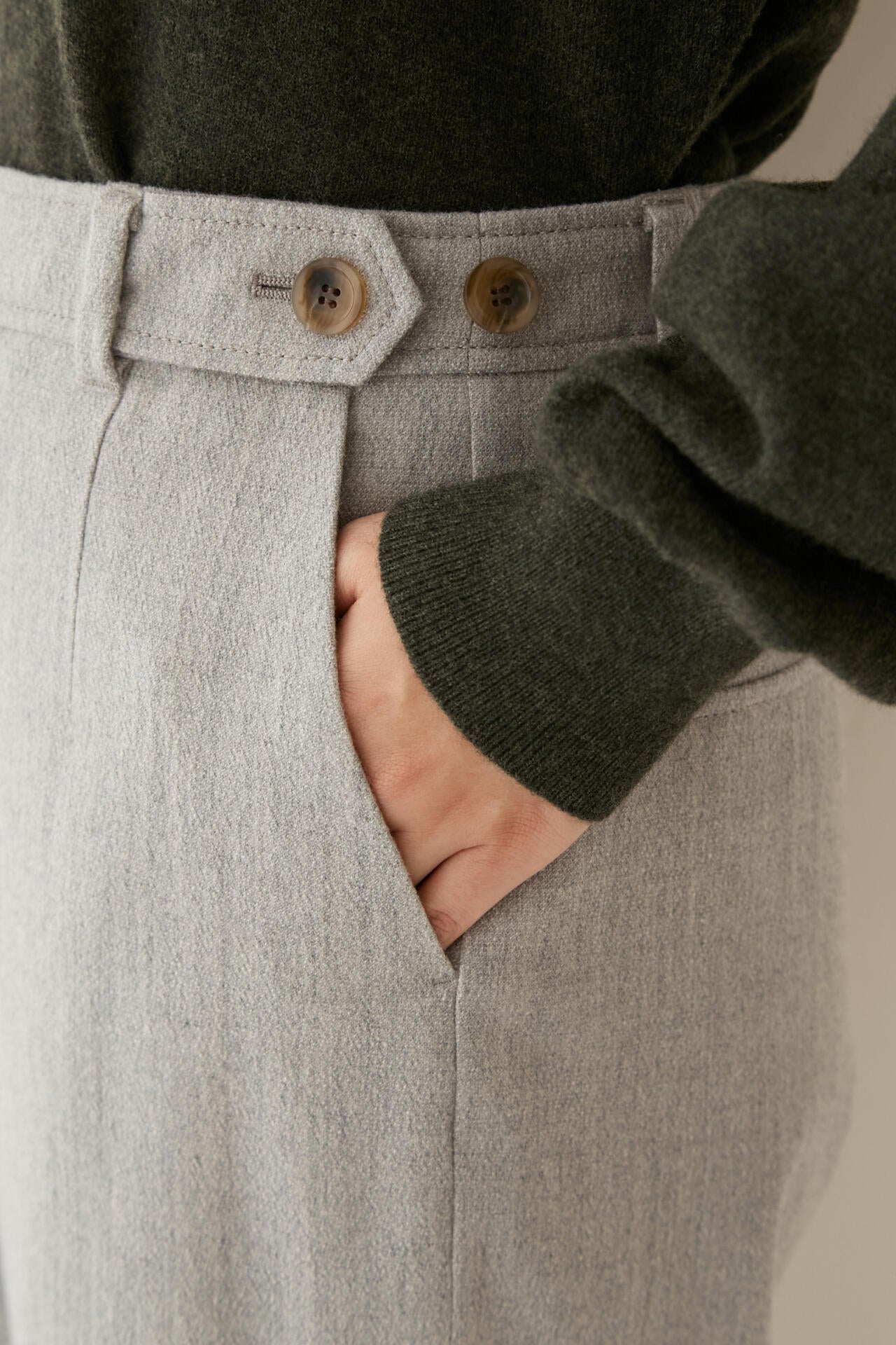TOPツイルストレッチパンツ(オフィシャルサイト限定”丈長めあり”)
