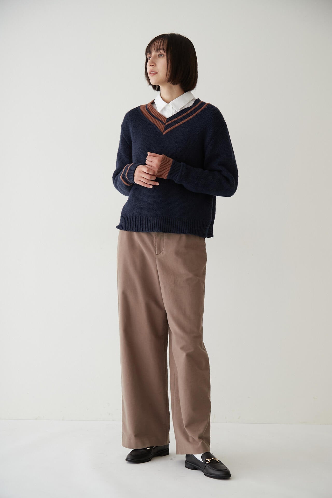 ストレッチエアリードットコードパンツ(オフィシャルサイト限定”丈長めあり”)