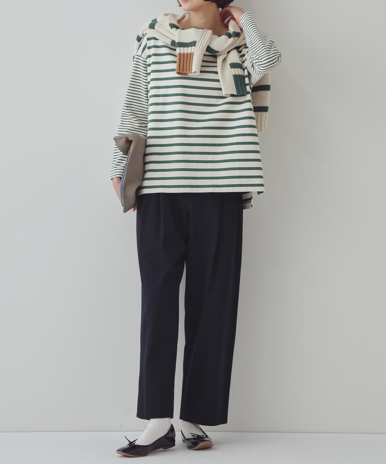 【WEB限定サイズ】ワイドテーパードチノパンツ