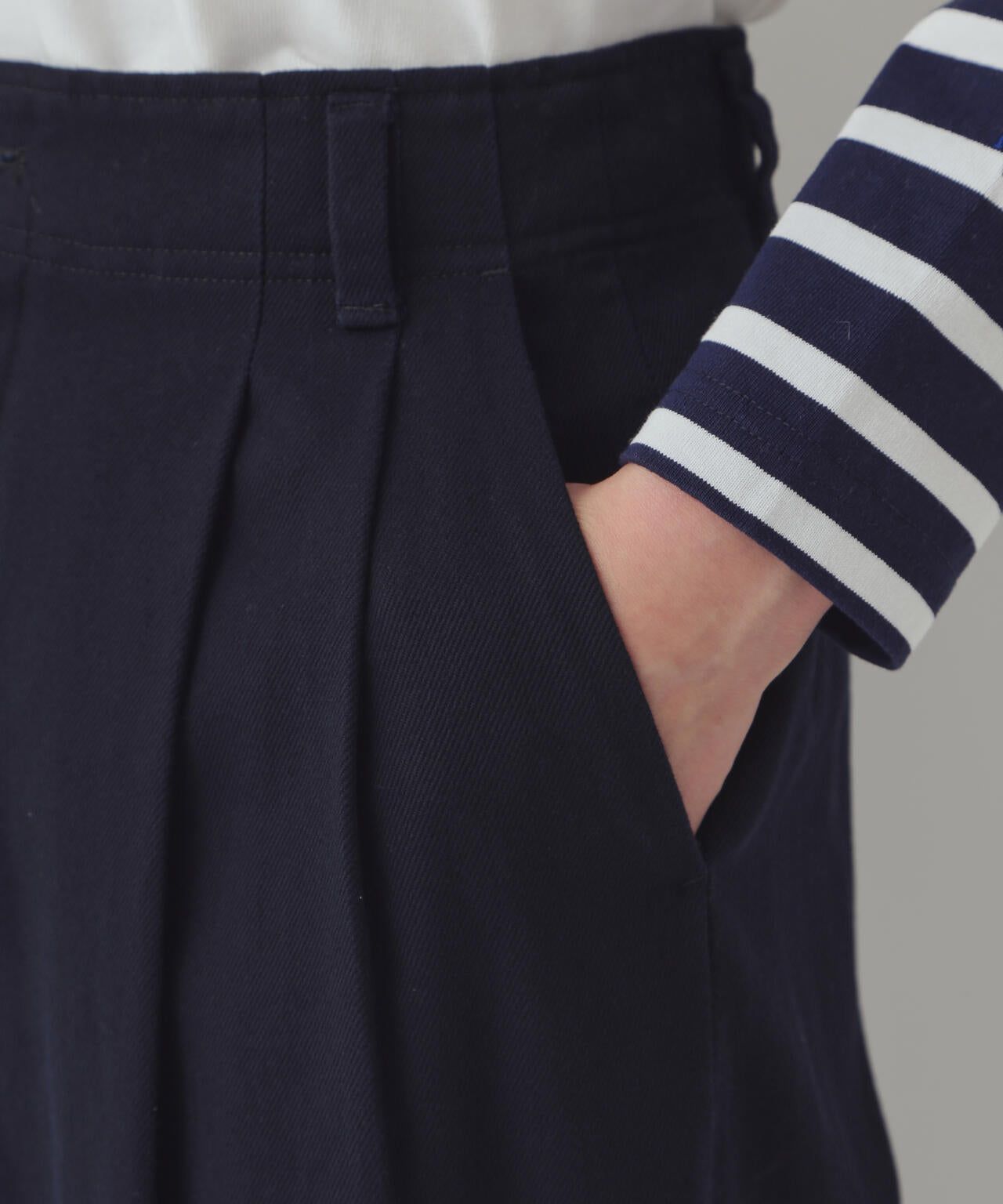 【WEB限定サイズ】ワイドテーパードチノパンツ