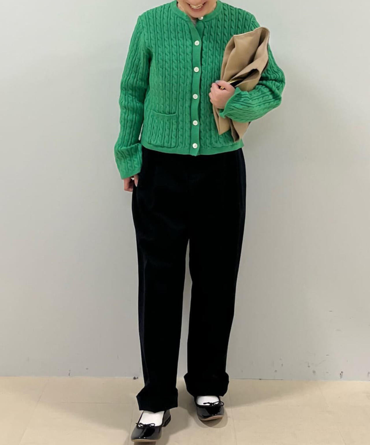 【WEB限定サイズ】ワイドテーパードチノパンツ