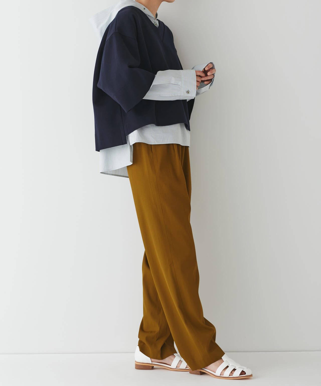 【WEB限定サイズ】Wゴムリラックスパンツ