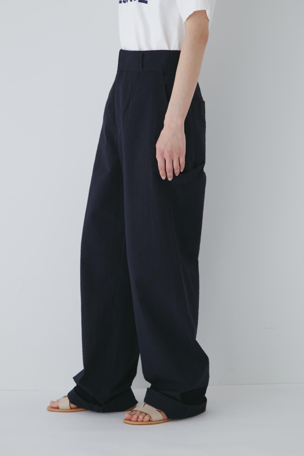 【WEB限定サイズ】【菊池亜希子×LEE】コラボペインターパンツ