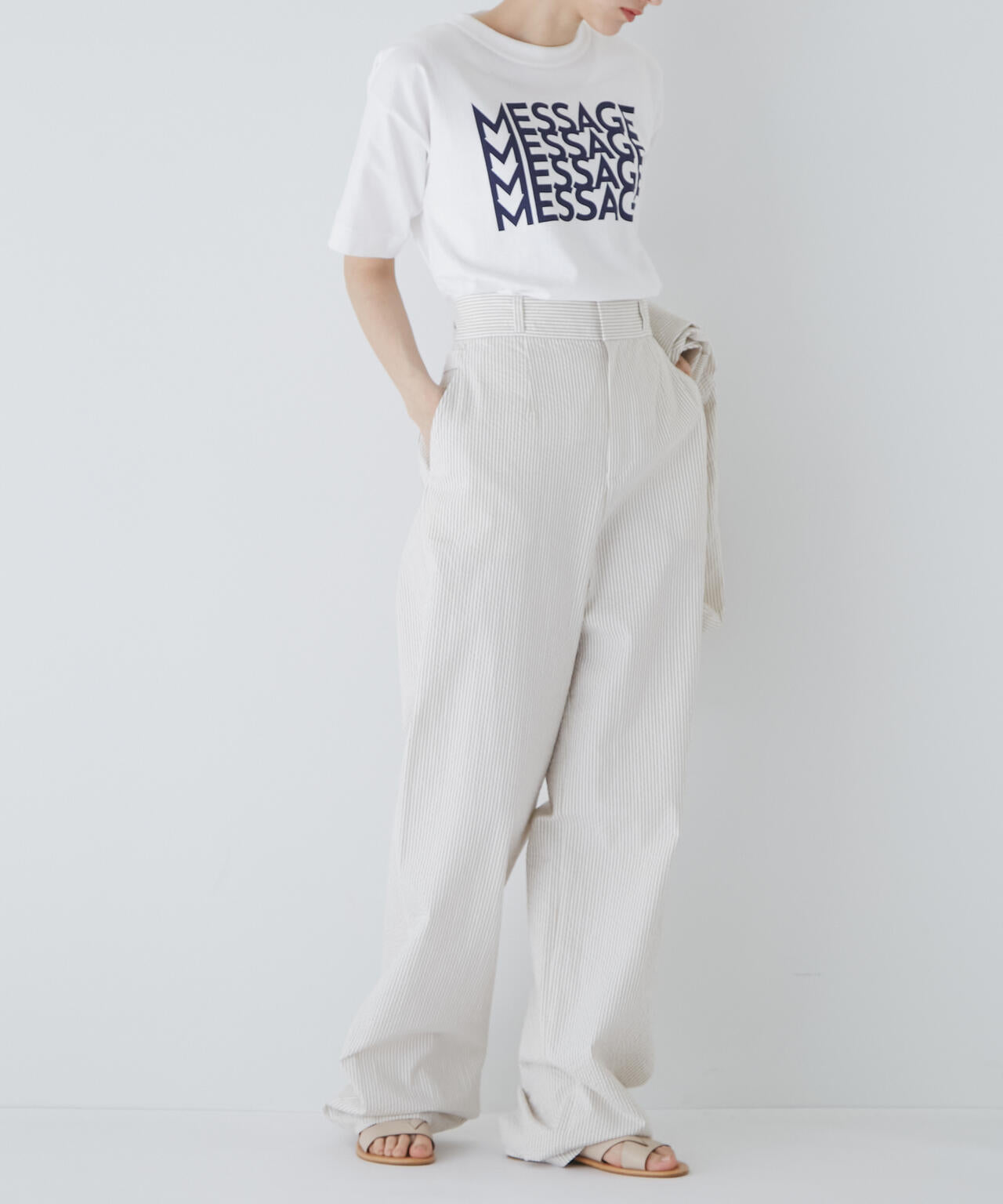 【WEB限定サイズ】【菊池亜希子×LEE】コラボペインターパンツ