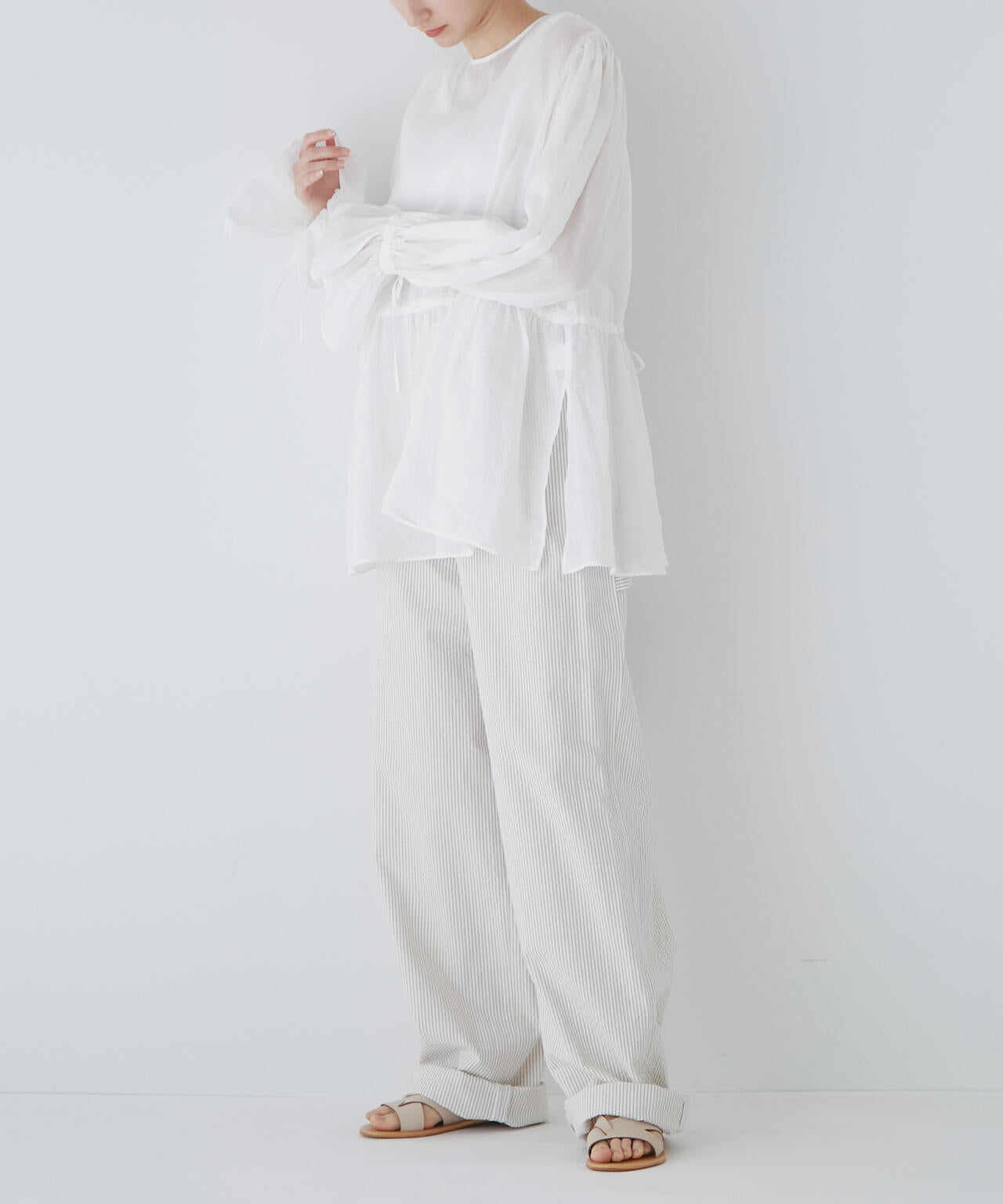 【WEB限定サイズ】【菊池亜希子×LEE】コラボペインターパンツ