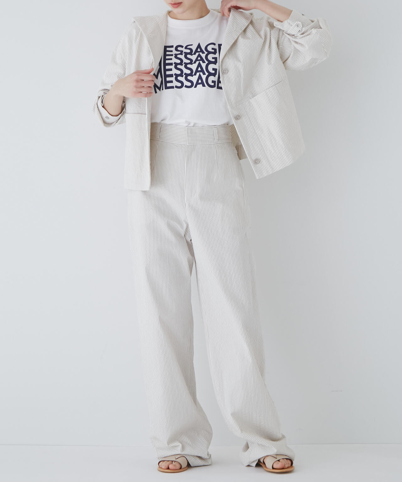 【WEB限定サイズ】【菊池亜希子×LEE】コラボペインターパンツ