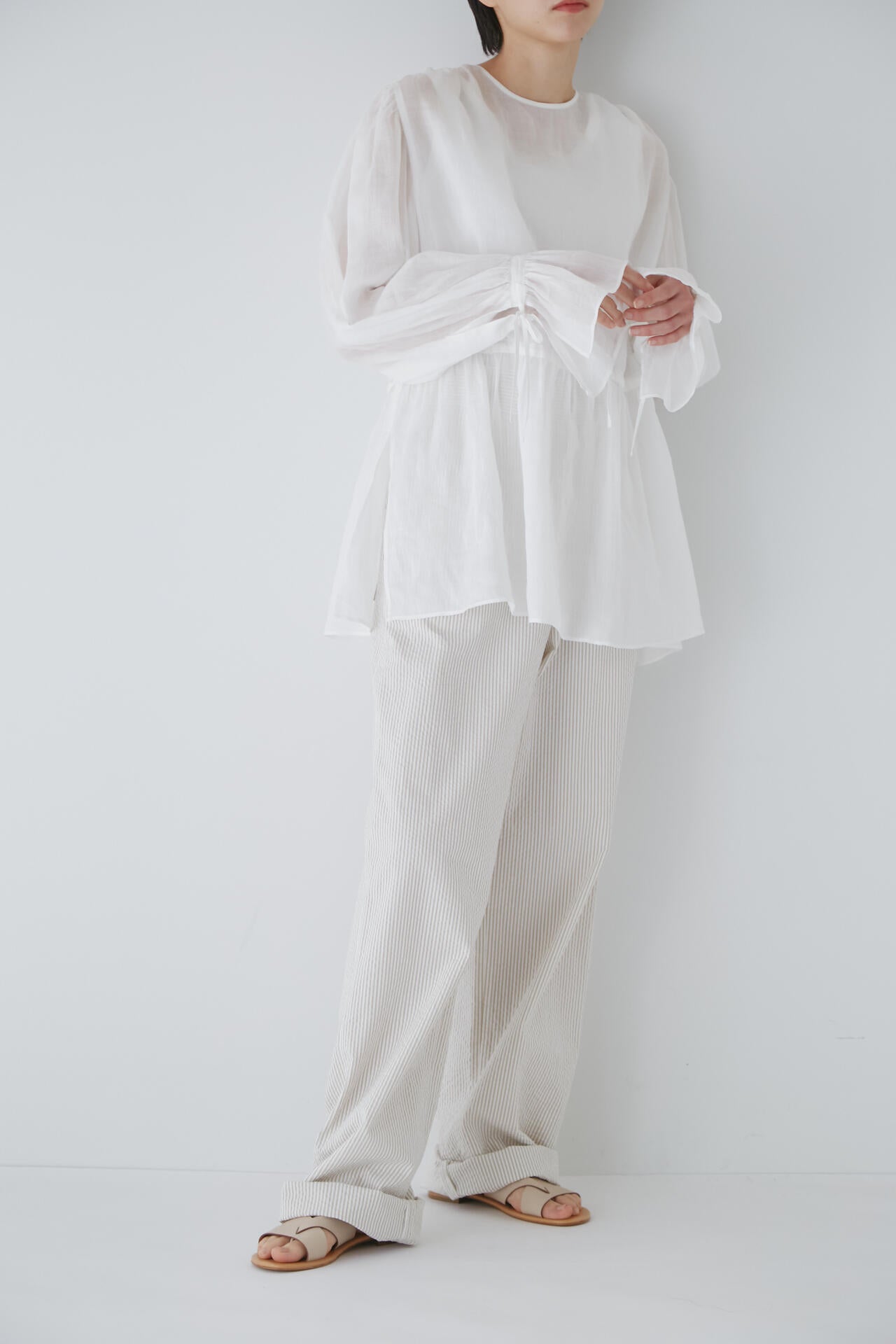 【WEB限定サイズ】【菊池亜希子×LEE】コラボペインターパンツ