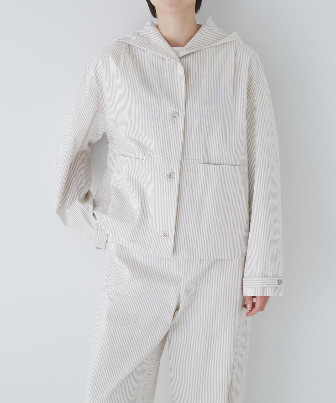 【WEB限定サイズ】【菊池亜希子×LEEコラボ】ショートジャケット