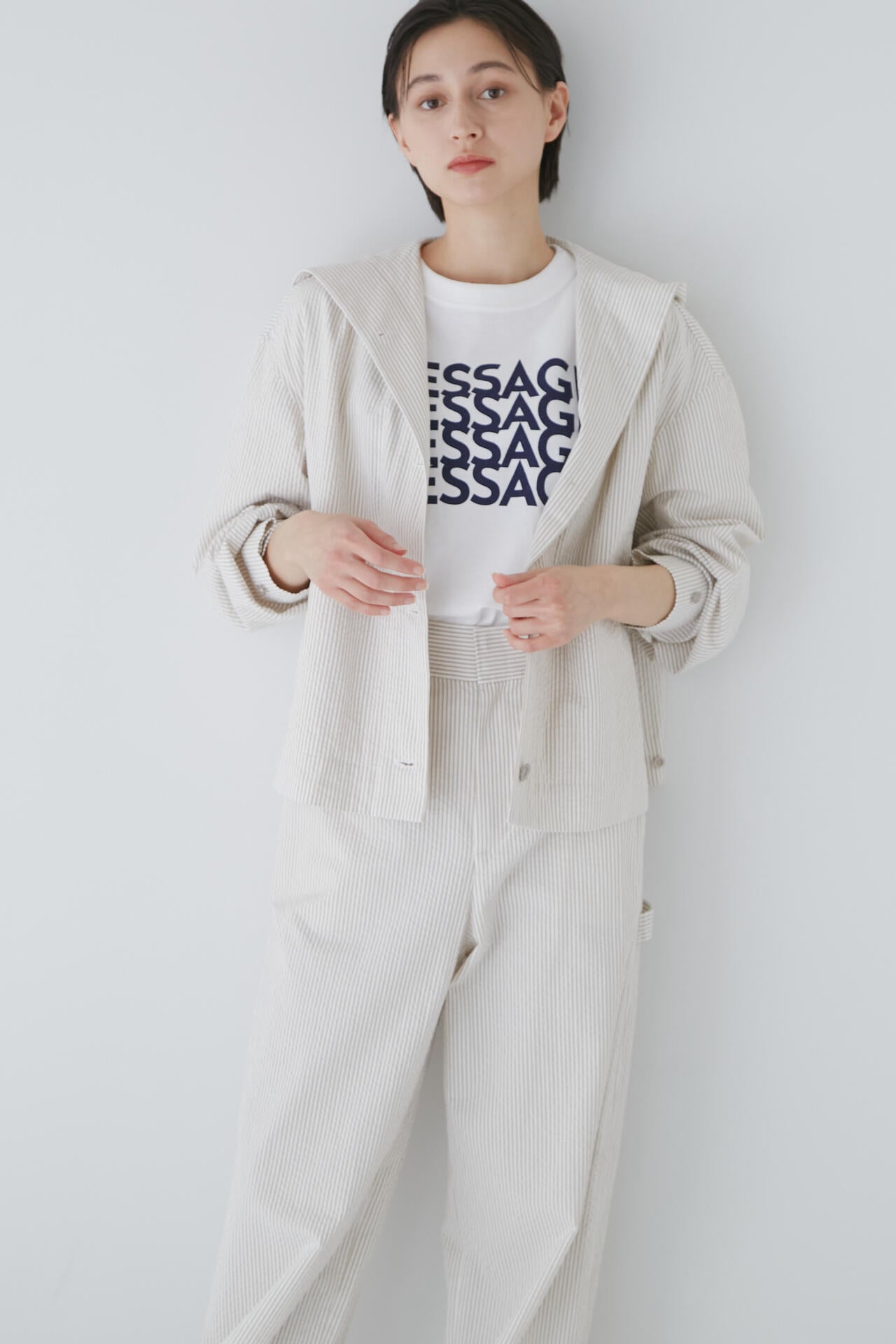 【WEB限定サイズ】【菊池亜希子×LEEコラボ】ショートジャケット