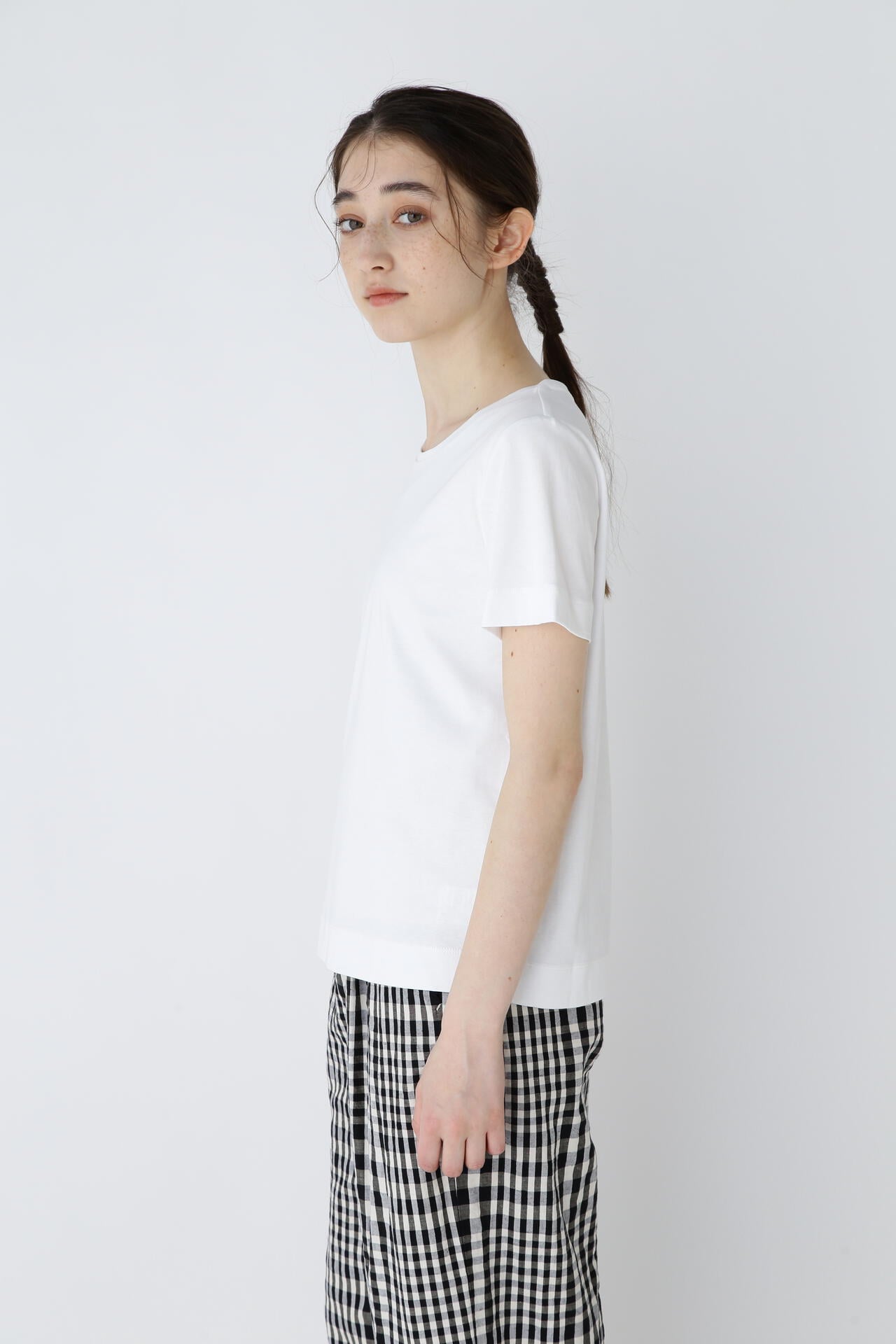 オーガニックコットンスムース半袖Tシャツ
