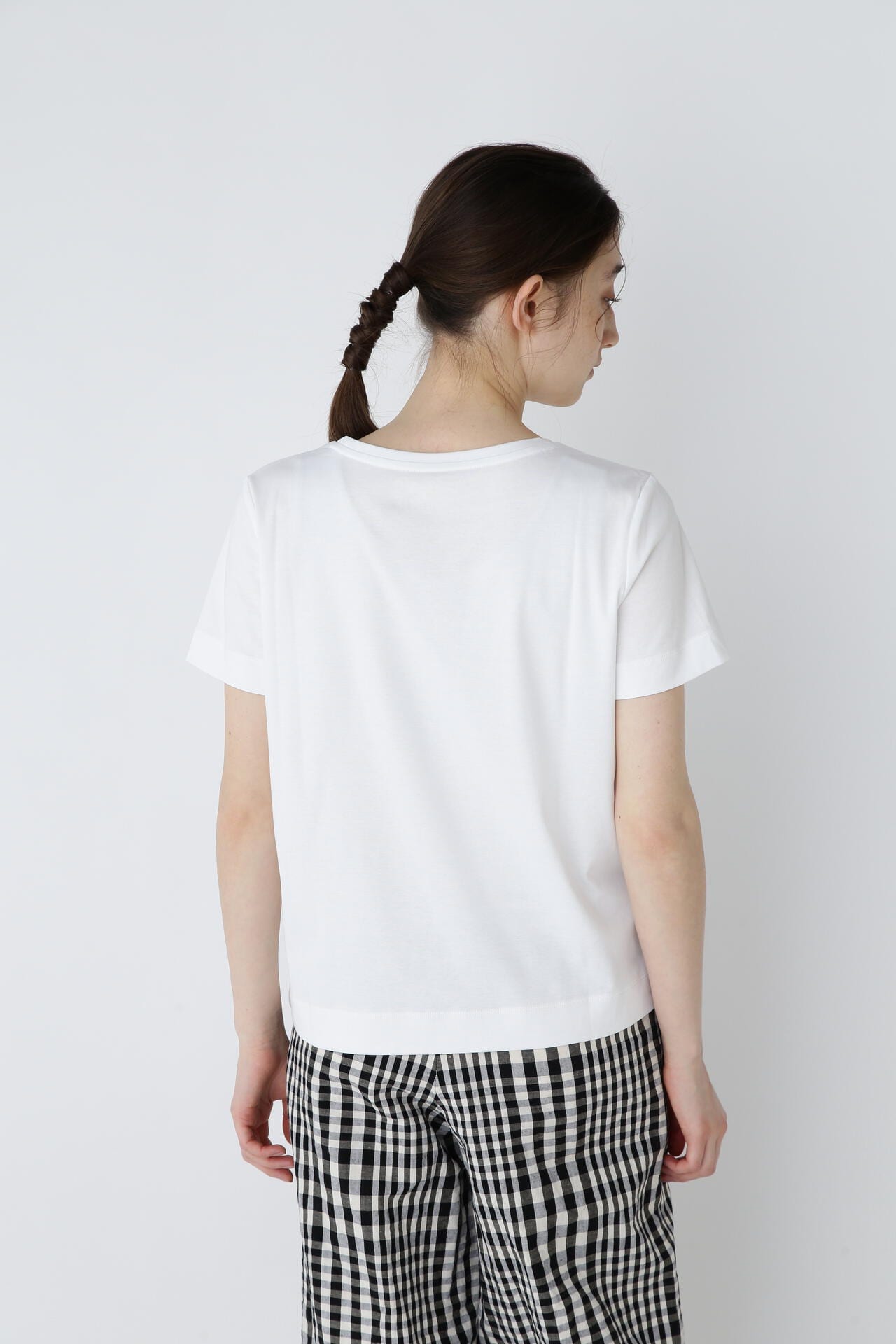 オーガニックコットンスムース半袖Tシャツ