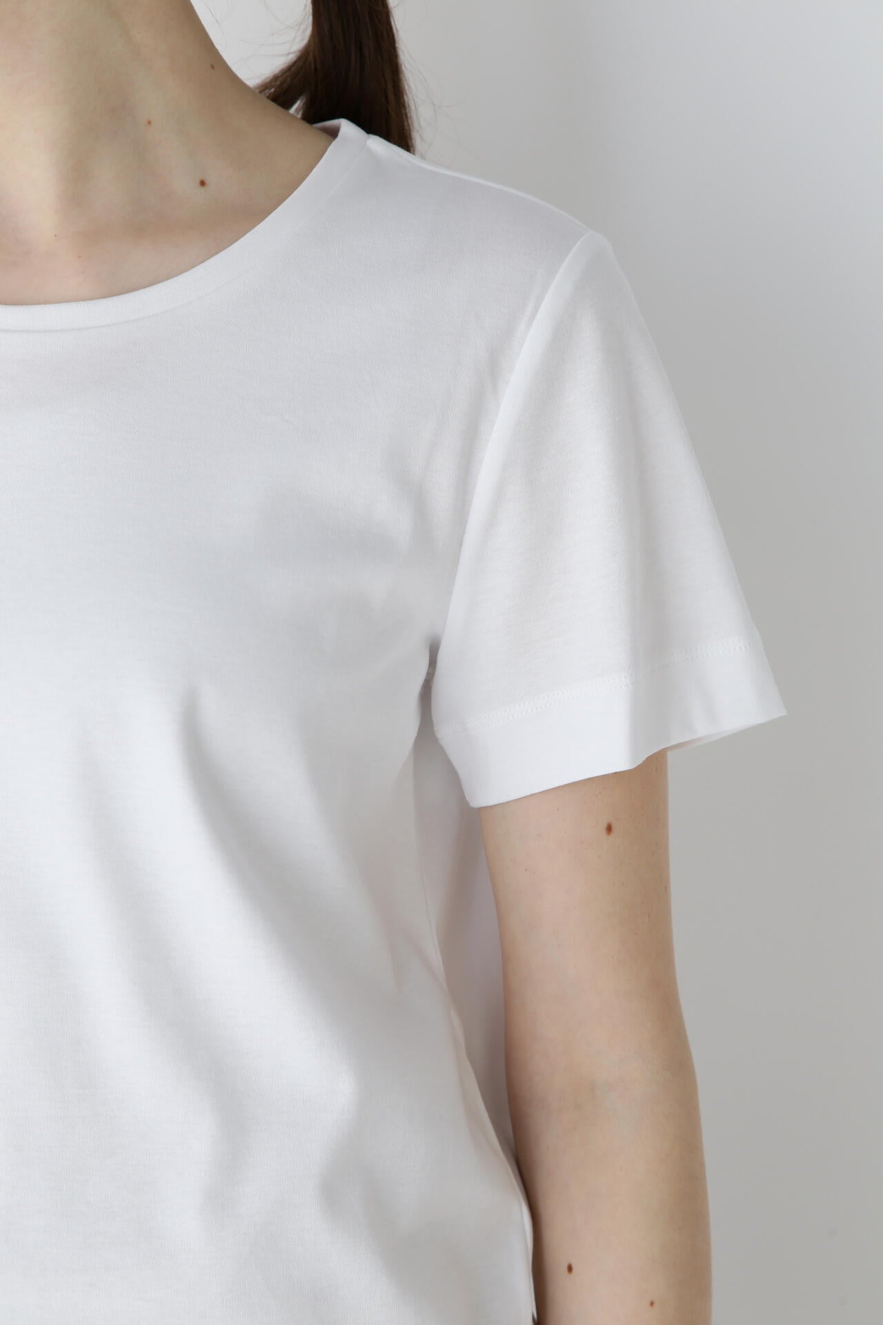 オーガニックコットンスムース半袖Tシャツ