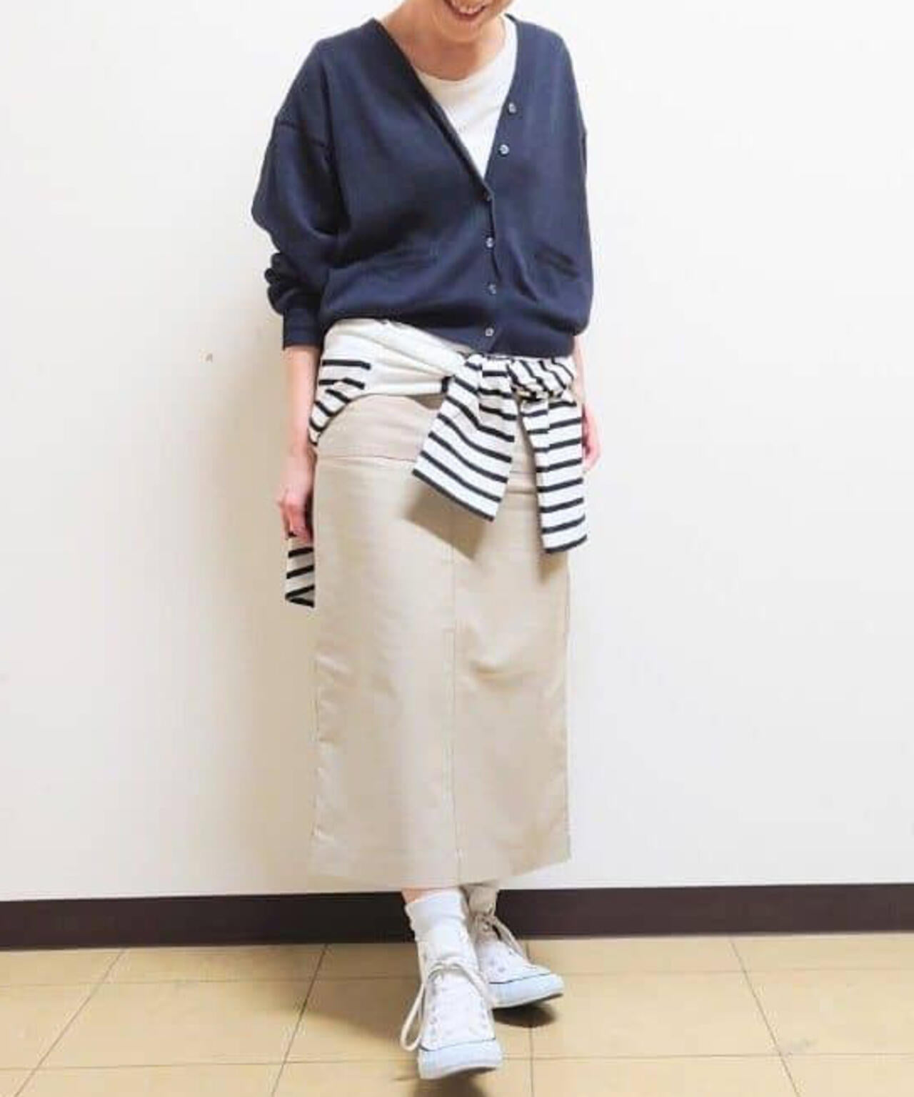 ペーパーヤーンカーディガン