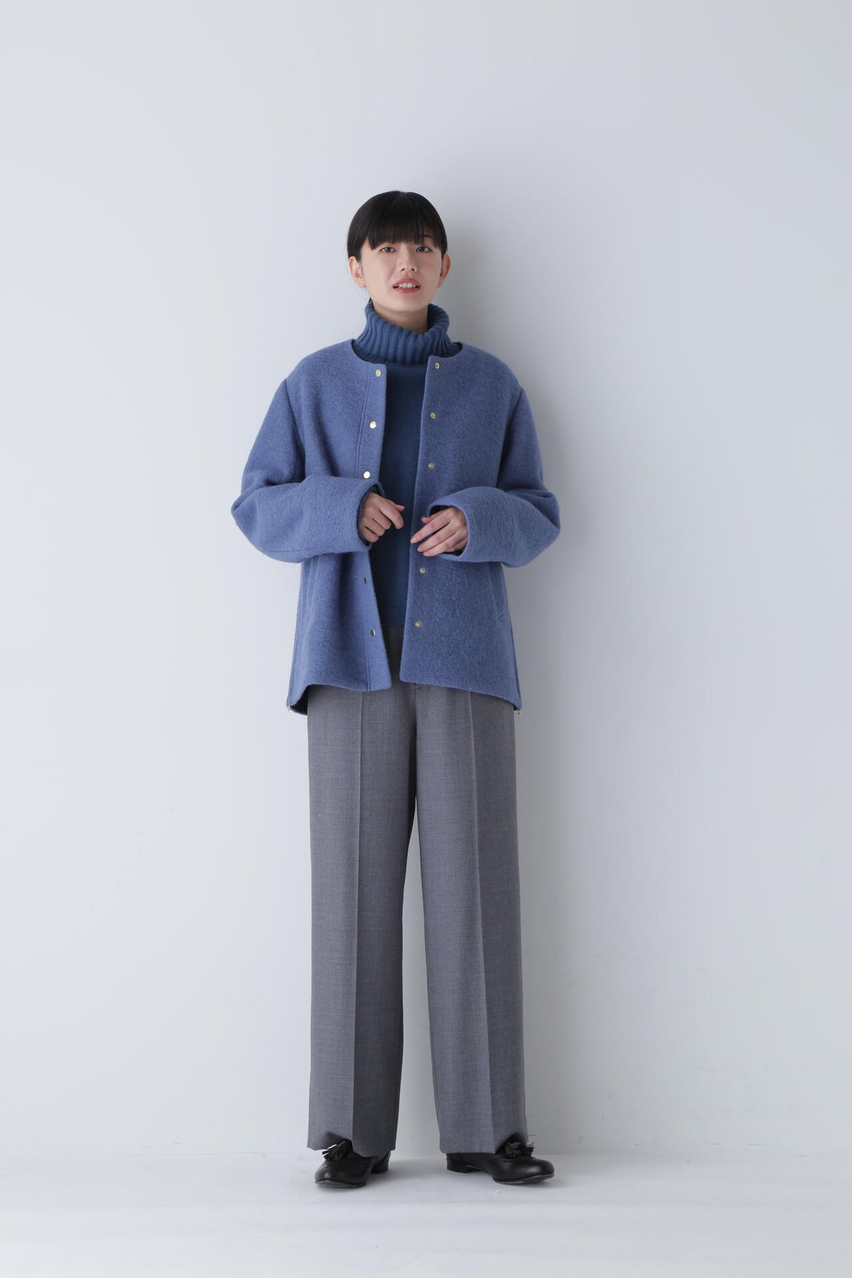 【WEB限定カラー・サイズ】センタープレスセミワイドパンツ