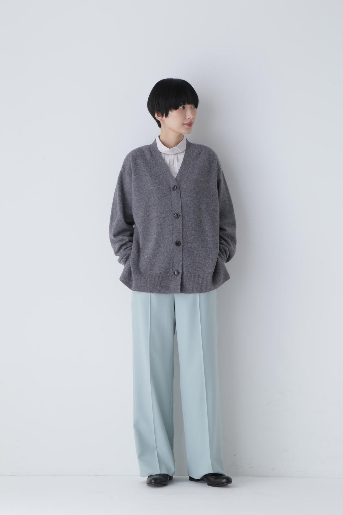 【WEB限定カラー・サイズ】センタープレスセミワイドパンツ