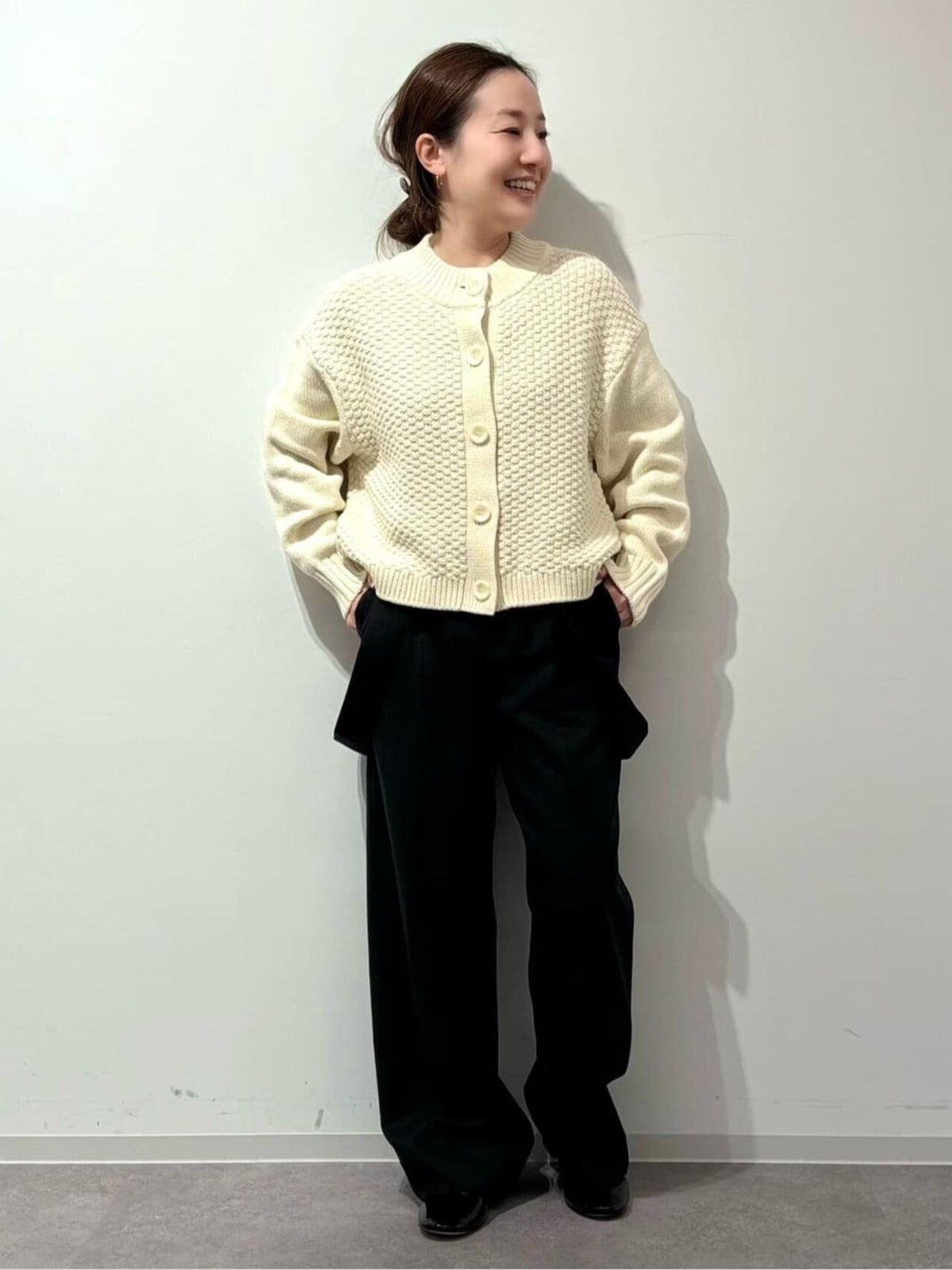 ストレッチツイル吊り付きパンツ
