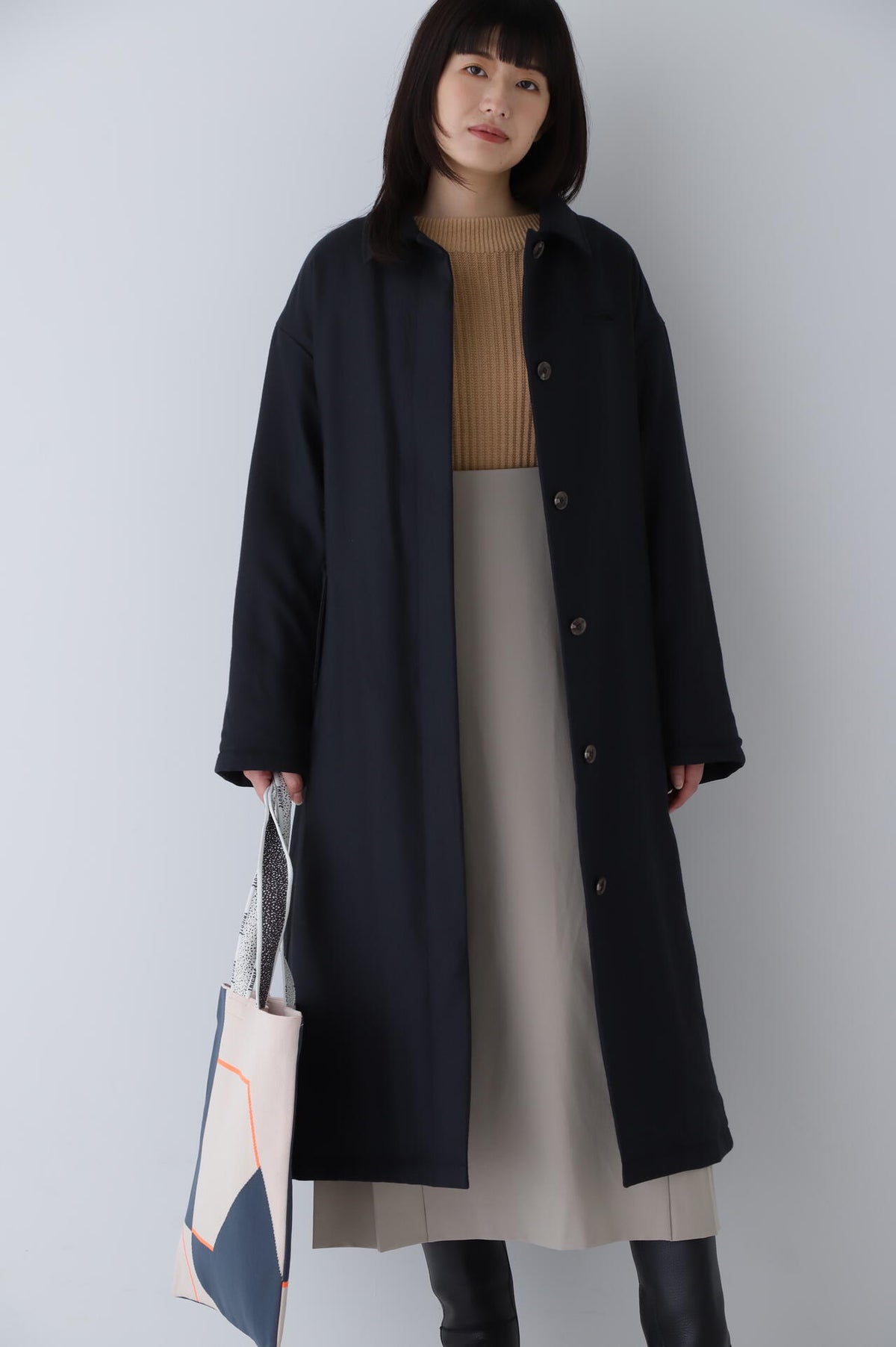 菊池亜希子×LEE×hw 中綿コート