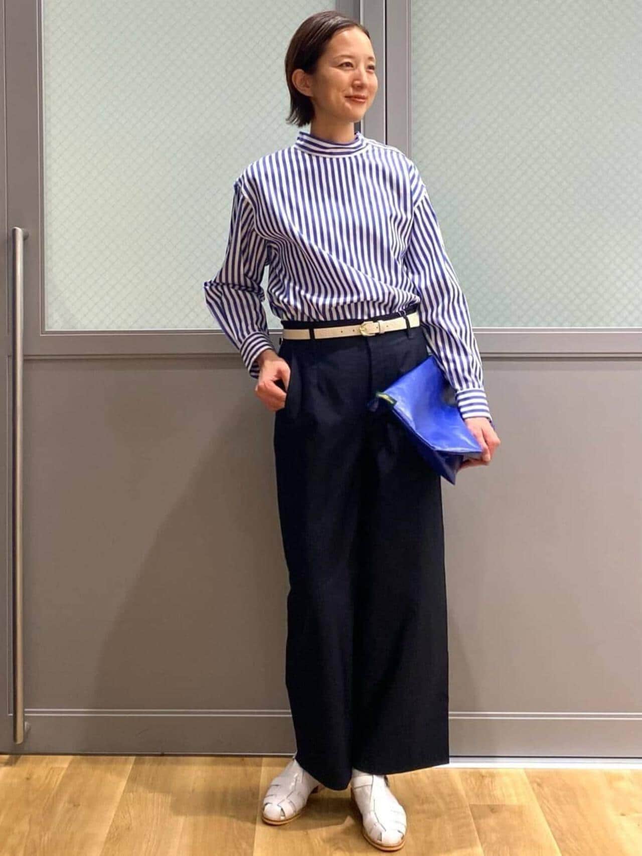 Herve Chapelierバイカラートートバッグ