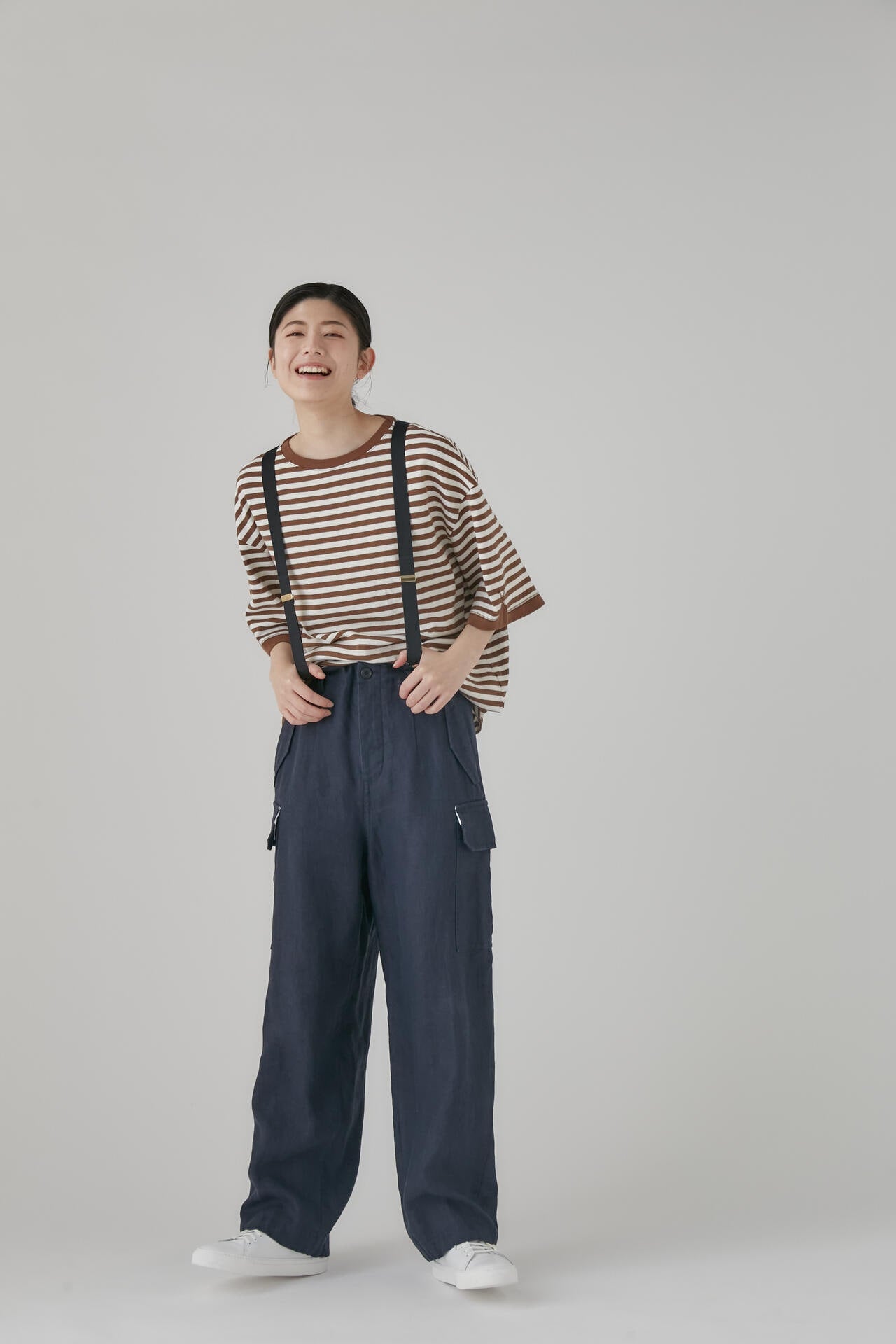 【Gg】PlaXボーダーカットソーLサイズ