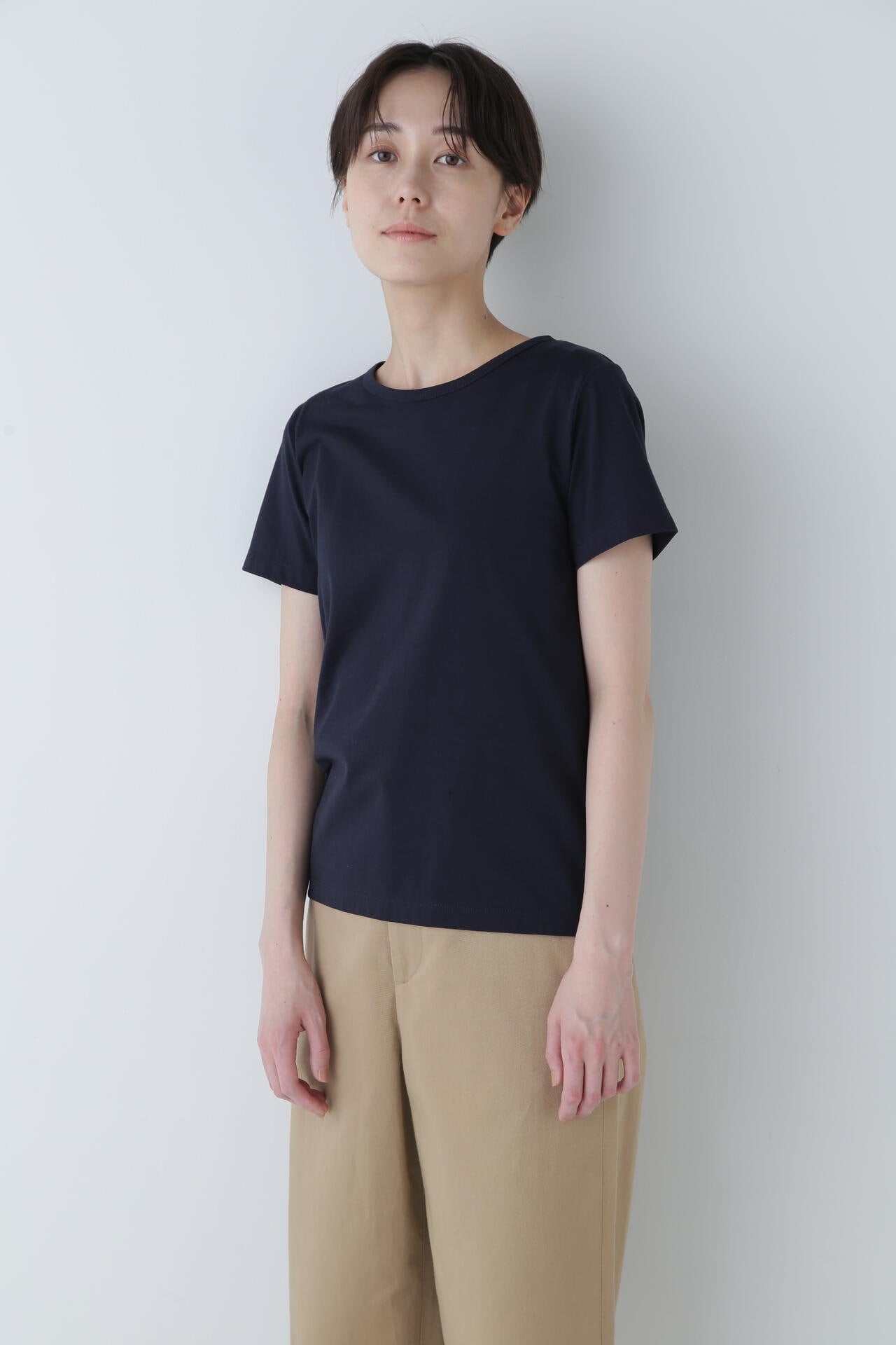 オーガニック綿天竺半袖Tシャツ