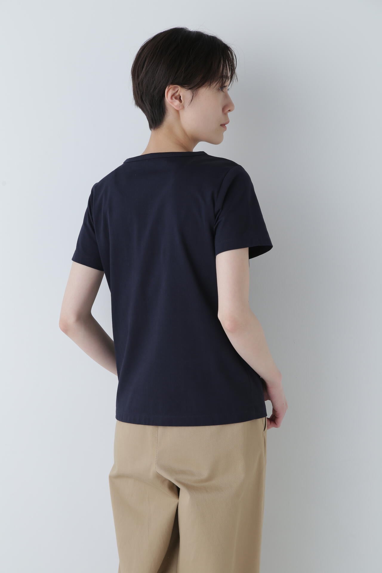 オーガニック綿天竺半袖Tシャツ