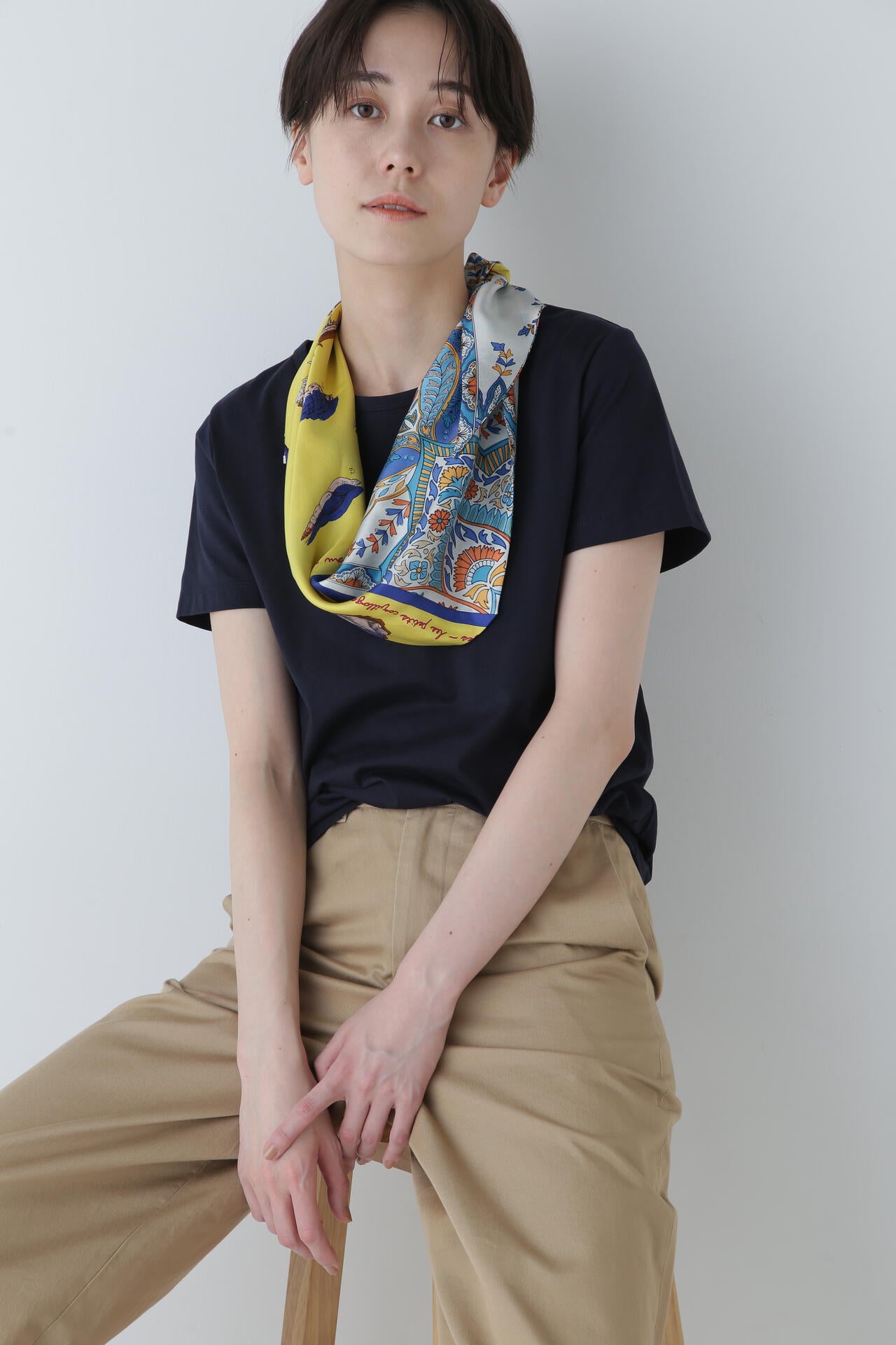 オーガニック綿天竺半袖Tシャツ