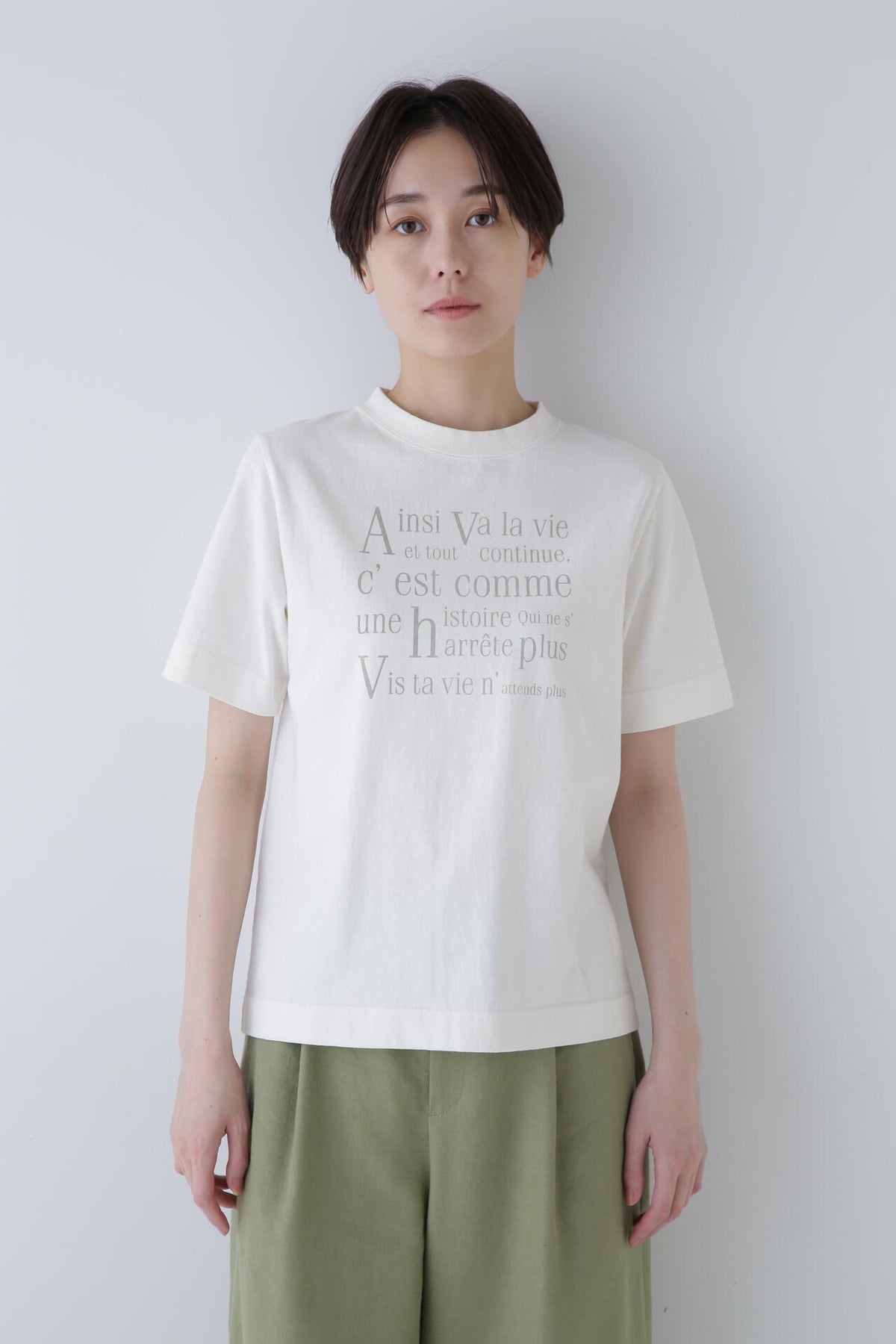 【TSUNAGU】リサイクルロゴTシャツ