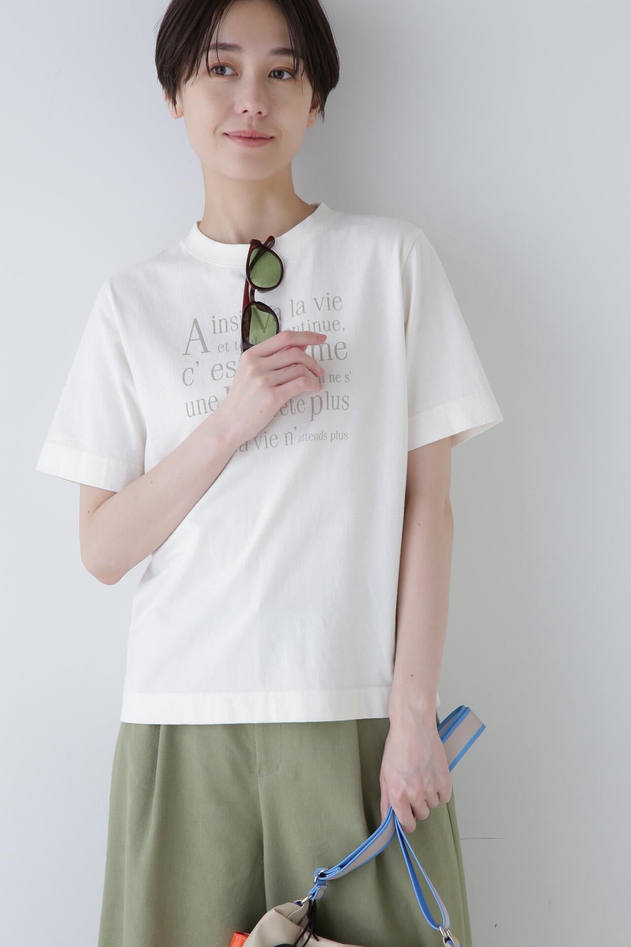 【TSUNAGU】リサイクルロゴTシャツ