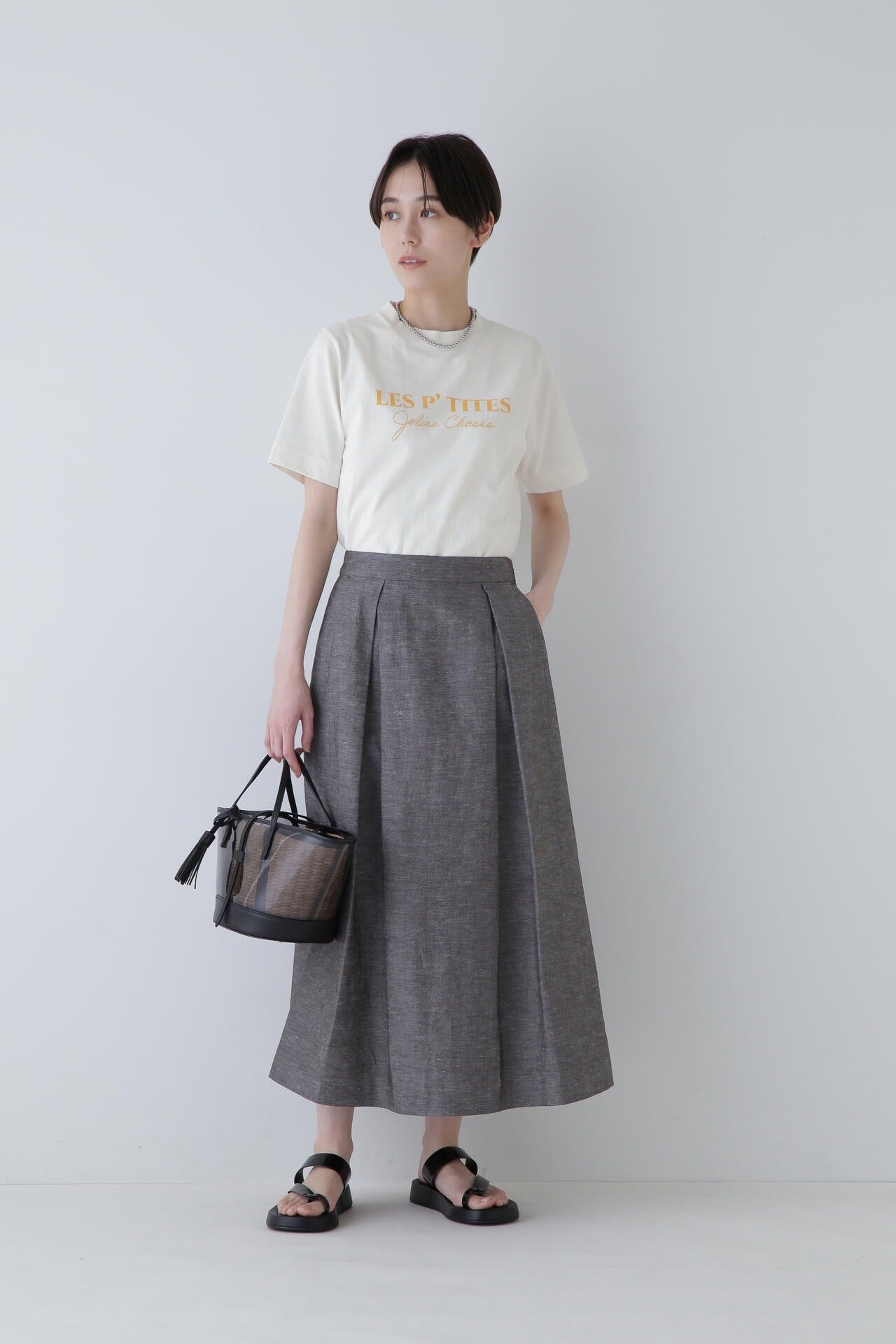 【TSUNAGU】リサイクルロゴTシャツ