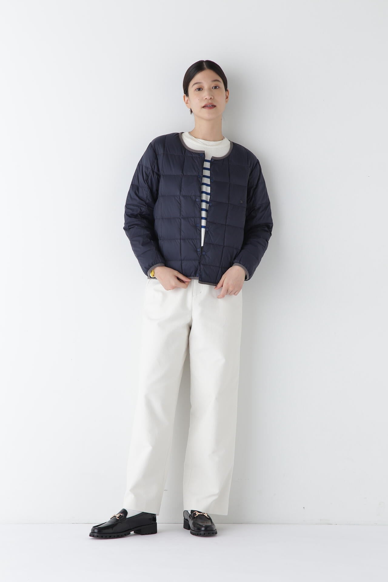 【WEB限定サイズ】リクライドクロスマリン風セミワイドパンツ