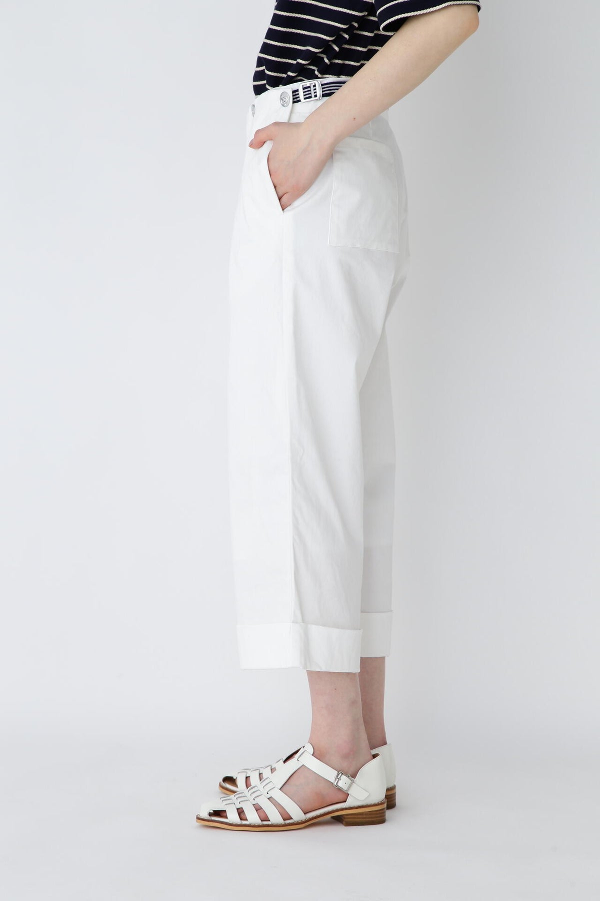 【WEB限定】NATIC サテンストレッチパンツ