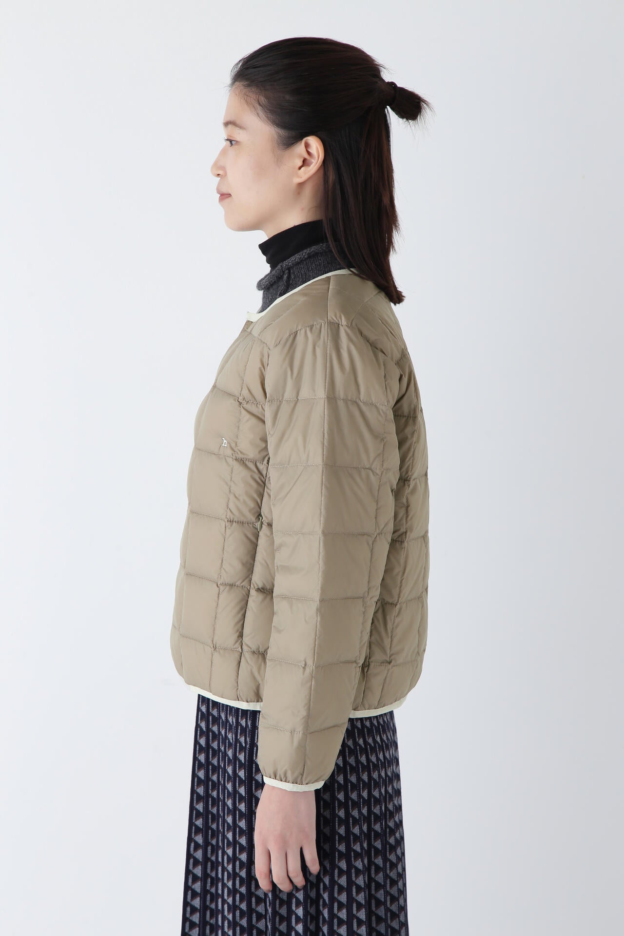 【WEB・一部店舗限定サイズ】TAION×hwコラボ クルーネックボタンダウンジャケット