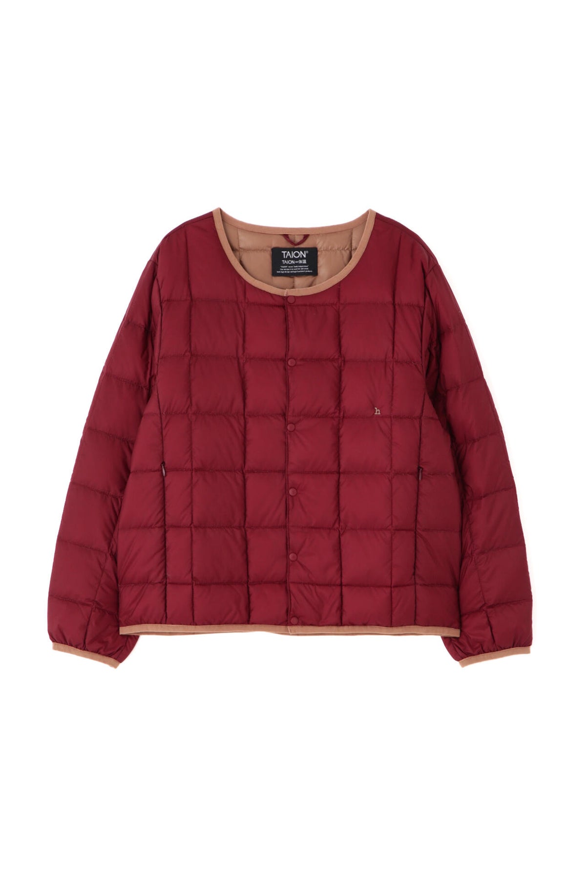 【WEB・一部店舗限定サイズ】TAION×hwコラボ クルーネックボタンダウンジャケット