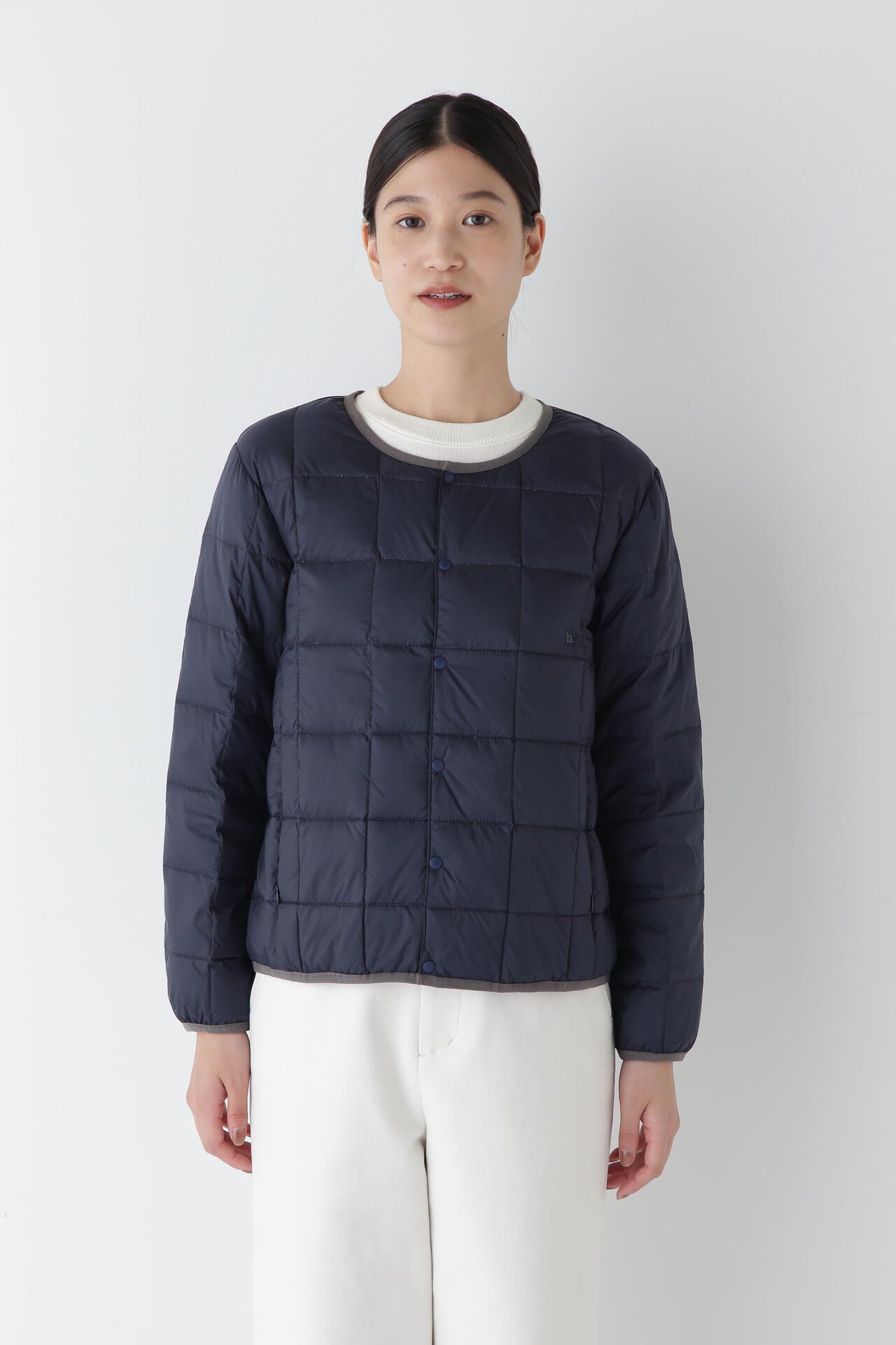 【WEB・一部店舗限定サイズ】TAION×hwコラボ クルーネックボタンダウンジャケット