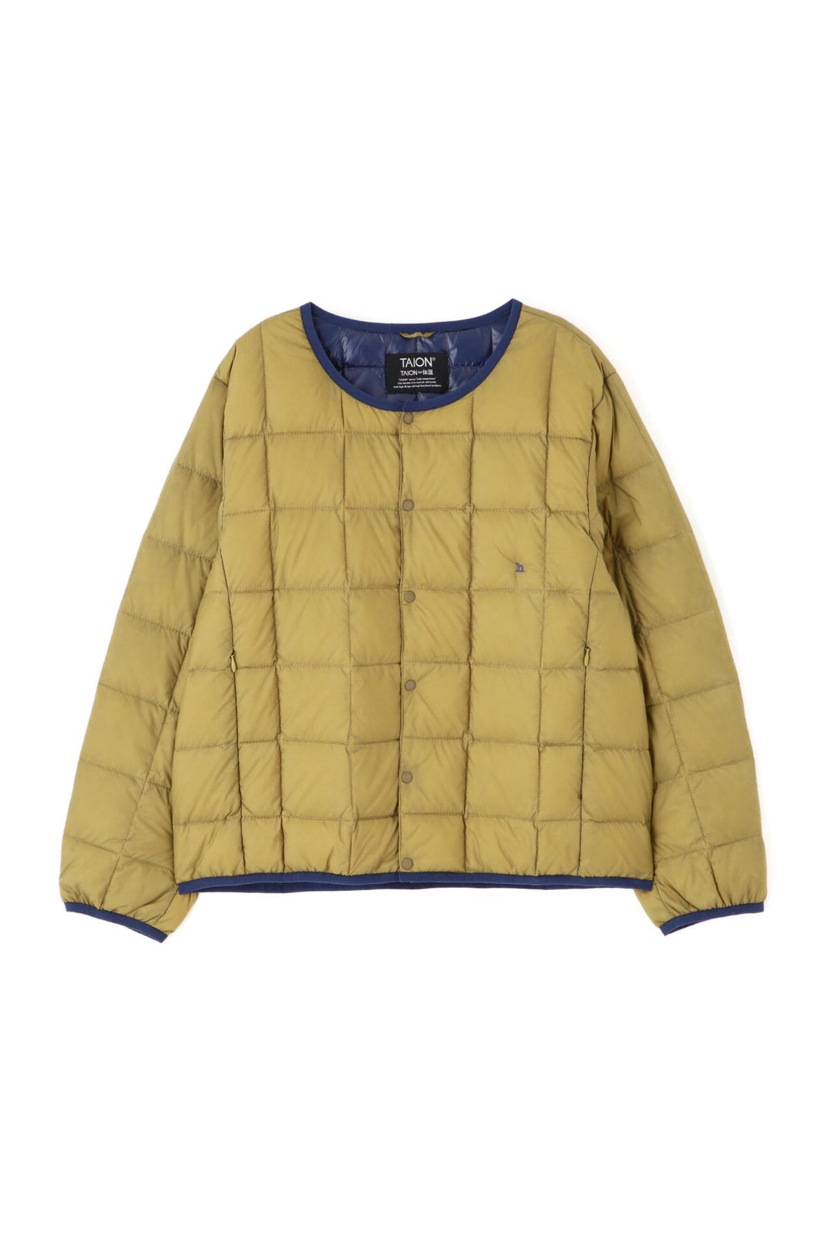 【WEB・一部店舗限定サイズ】TAION×hwコラボ クルーネックボタンダウンジャケット